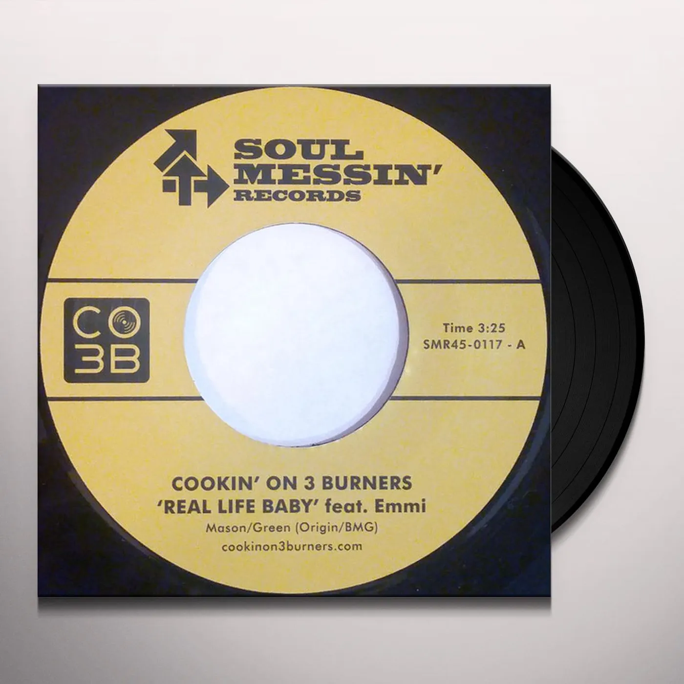 Cookin' On 3 Burners REAL LIFE BABY / ENTER SANDMAN Vinyl Record
