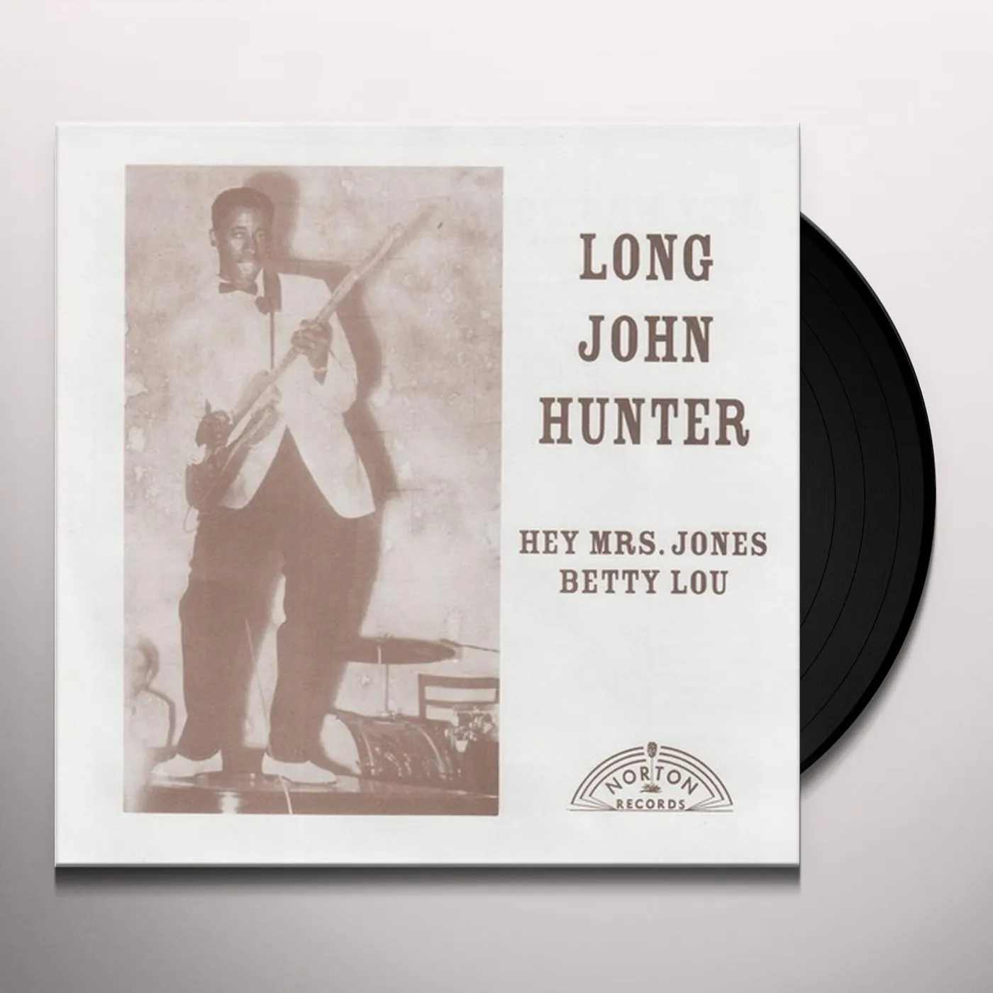 Long John Hunter HEY MRS. JONES / BETTY LOU Vinyl Record