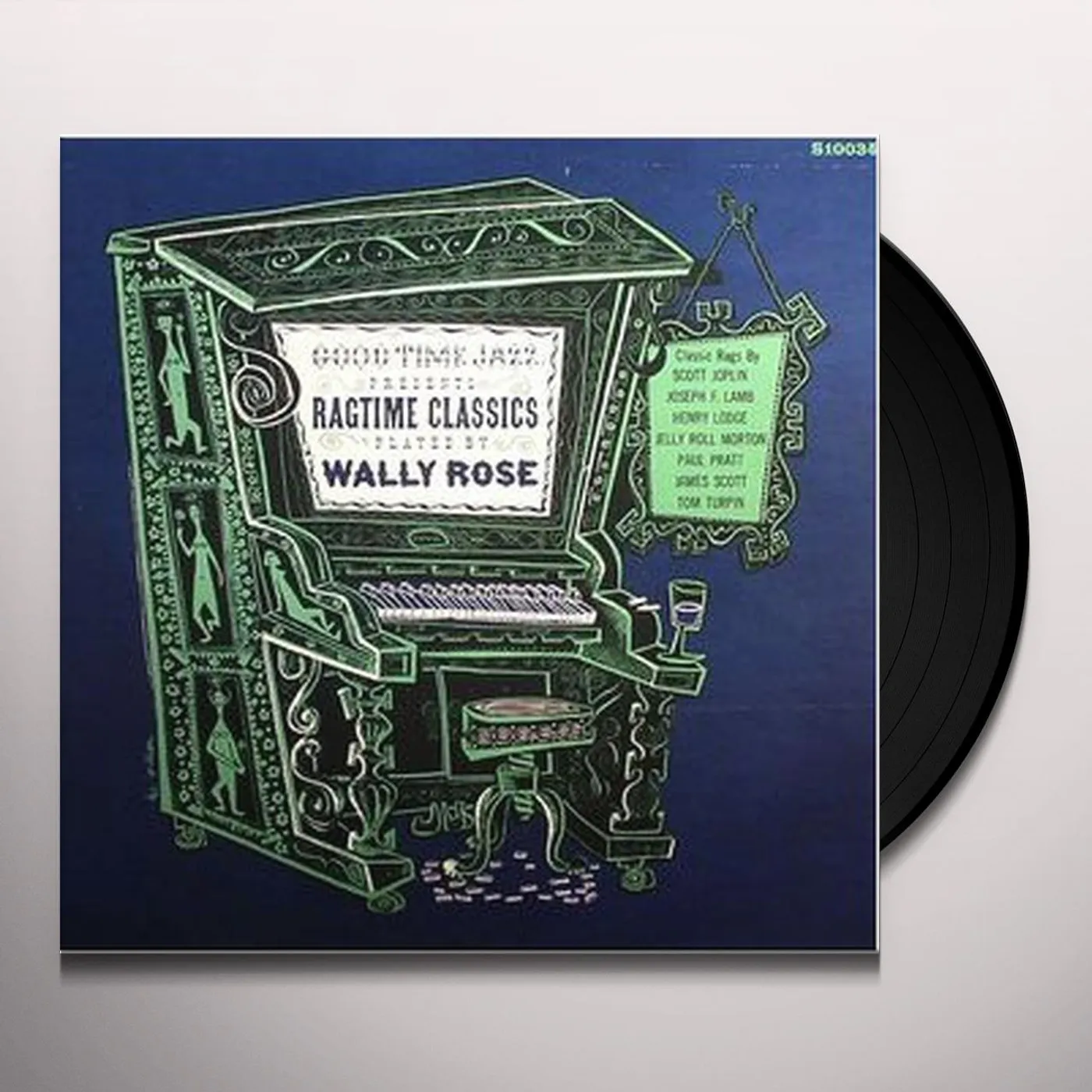 Wally Rose RAGTIME CLASSICS Vinyl Record