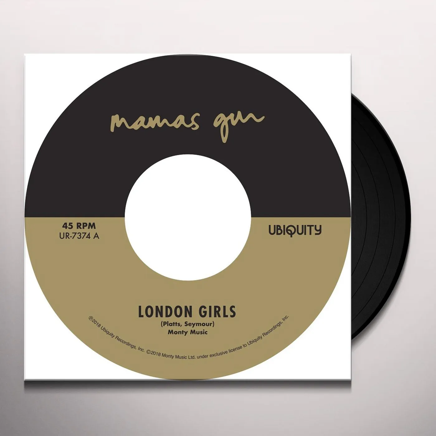 Mama’s Gun LONDON GIRLS / DIAMOND IN THE BELL JAR Vinyl Record