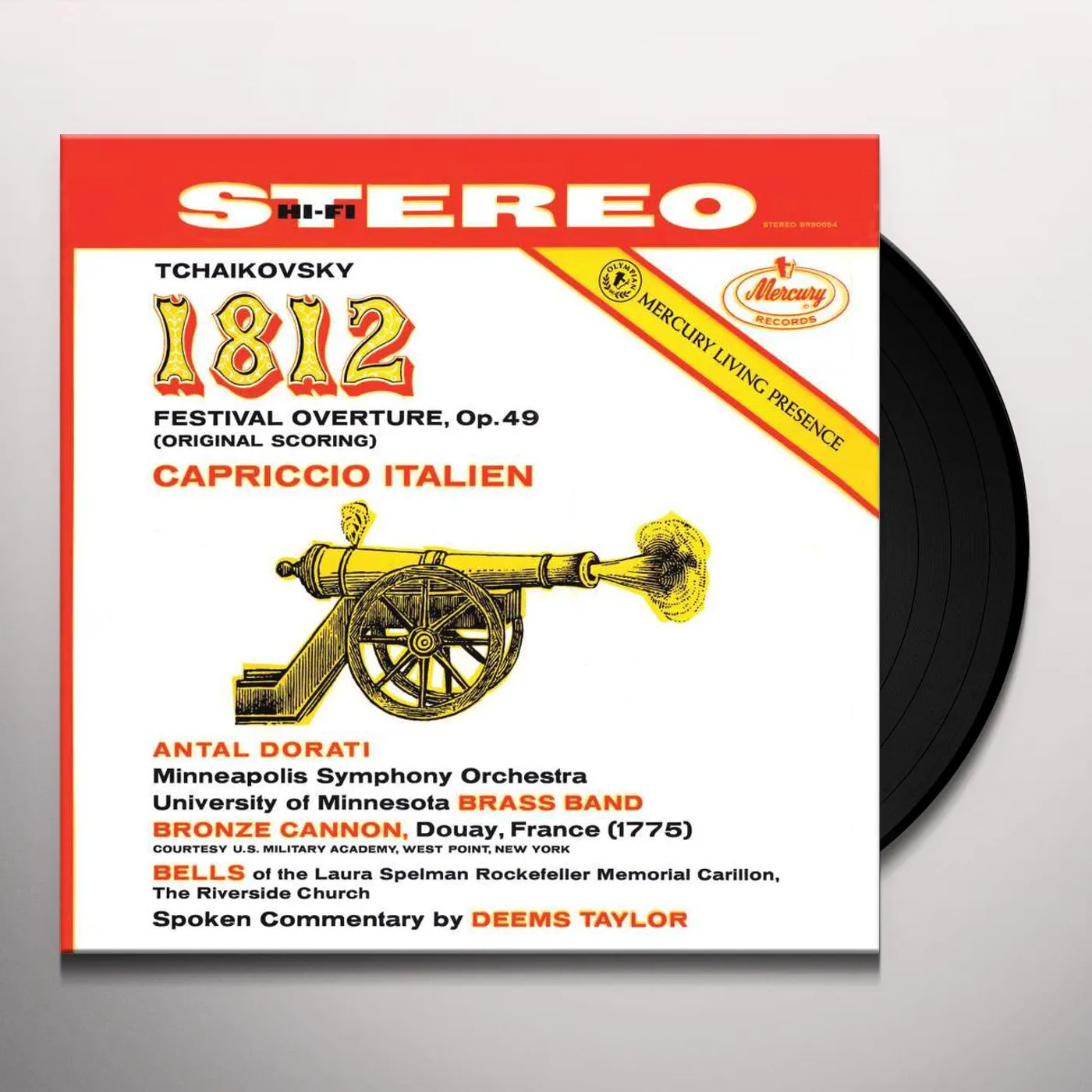 Antal Doráti Tchaikovsky: 1812 Overture; Capriccio Italien (2 LP) Vinyl Record