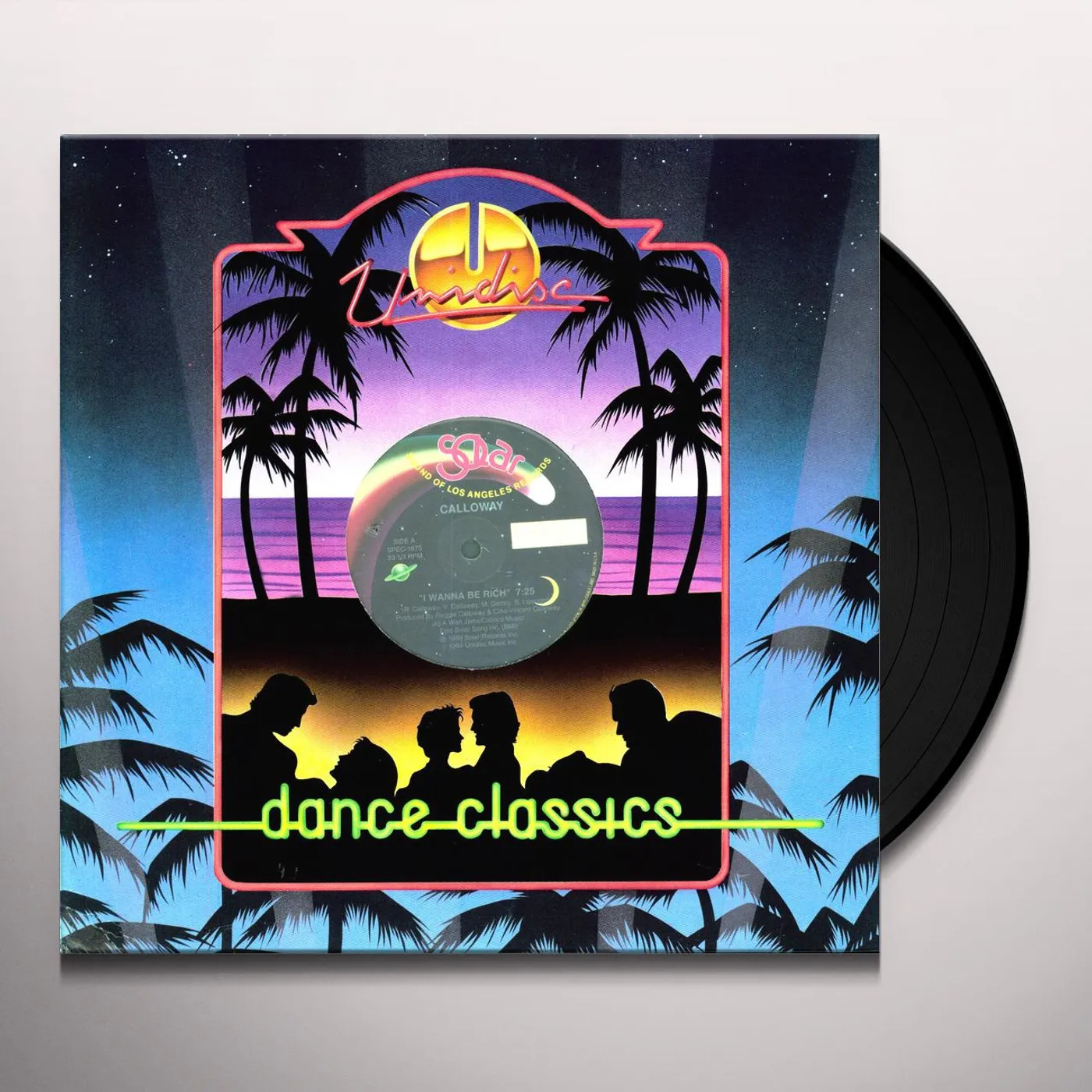 Calloway I WANNA BE RICH/SIR LANCELOT Vinyl Record - Canada Release