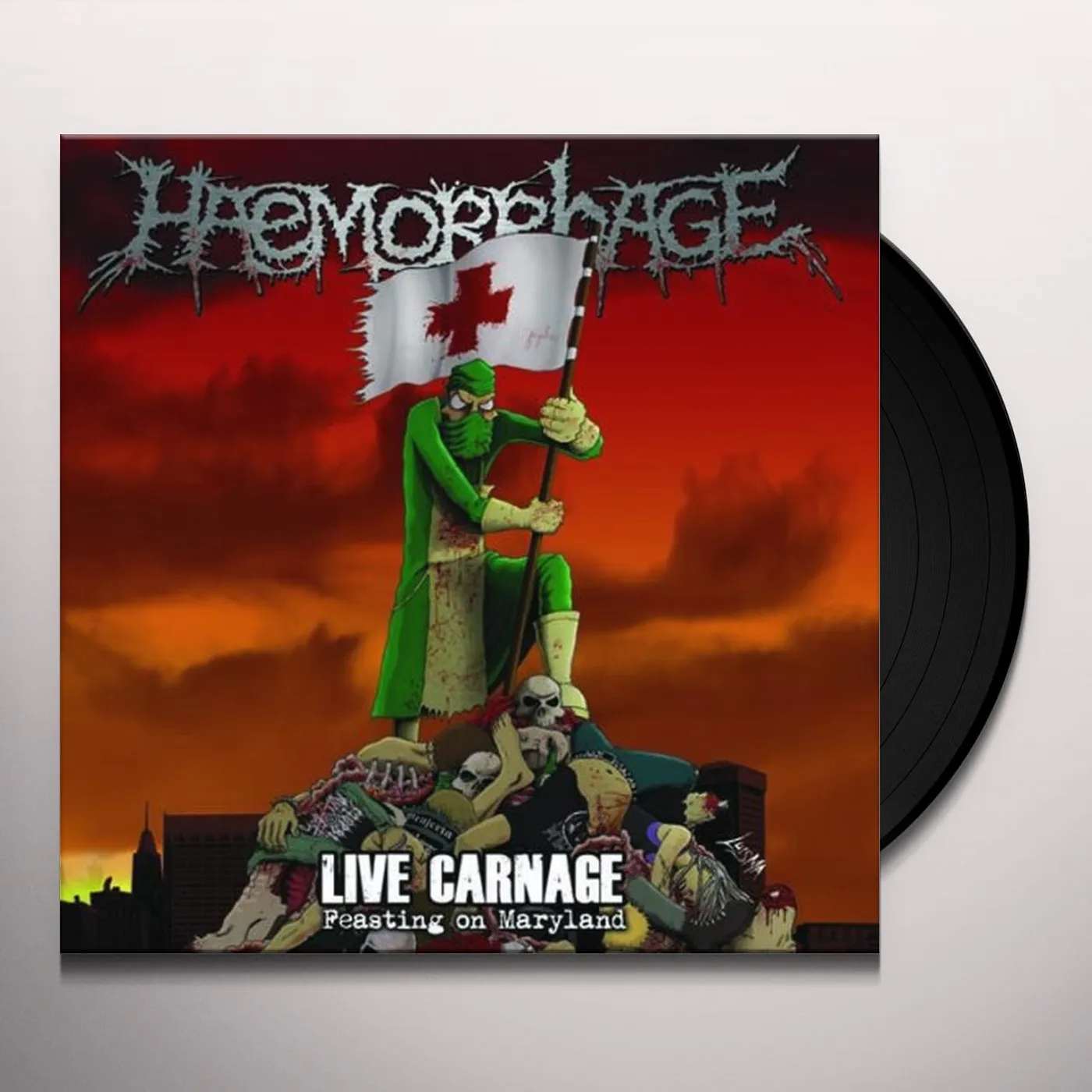 Haemorrhage LIVE CARNAGE FEASTING ON MARYLAND Vinyl Record