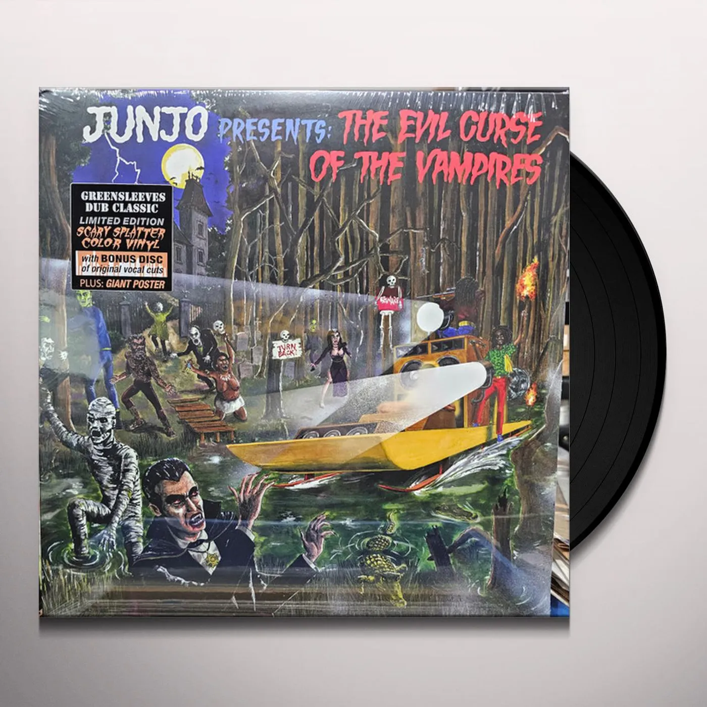 Various Artists  JUNJO PRESENTS THE EVIL CURSE (HALLOWEEN ORANGE VINYL) Vinyl Record