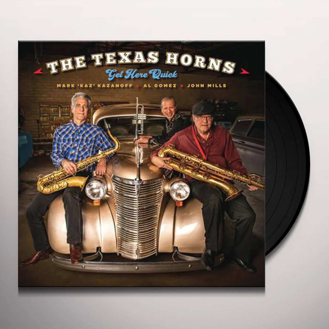The Texas Horns Get Here Quick Vinyl Record