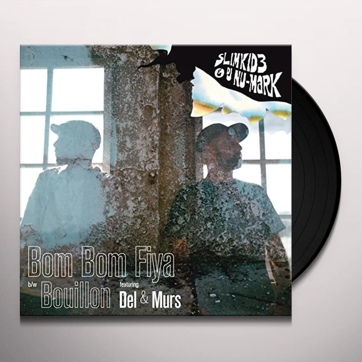 Slimkid3, DJ Nu-Mark BOM BOM FIYA/BOULLION Vinyl Record