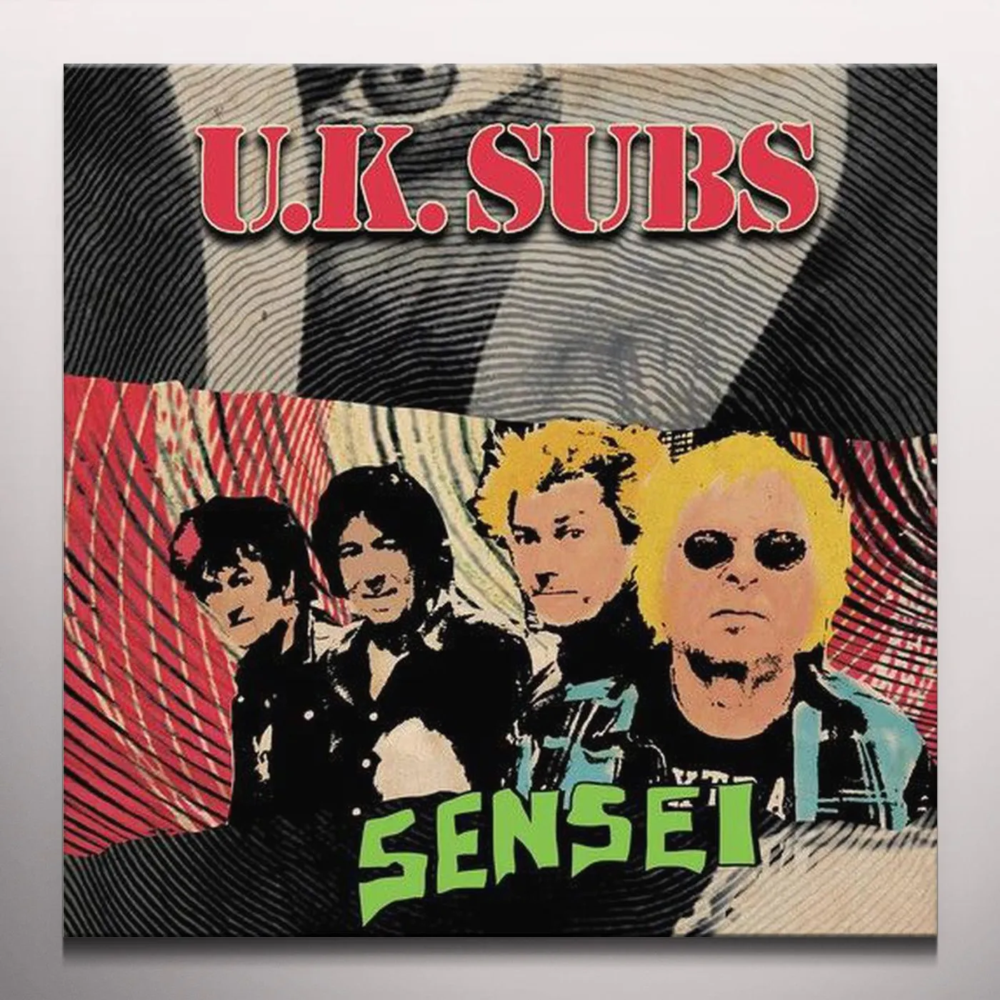 U.K. Subs SENSEI Vinyl Record - Red Vinyl