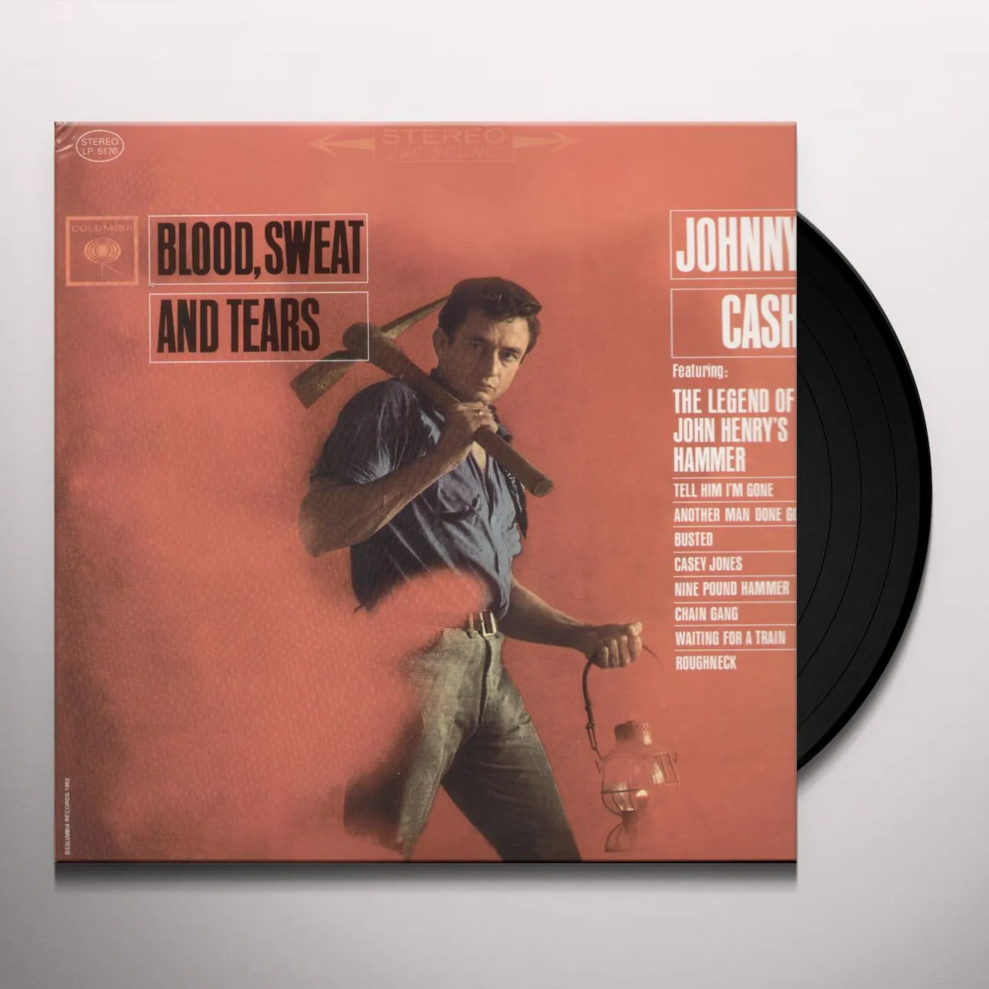 Johnny Cash BLOOD SWEAT & TEARS Vinyl Record