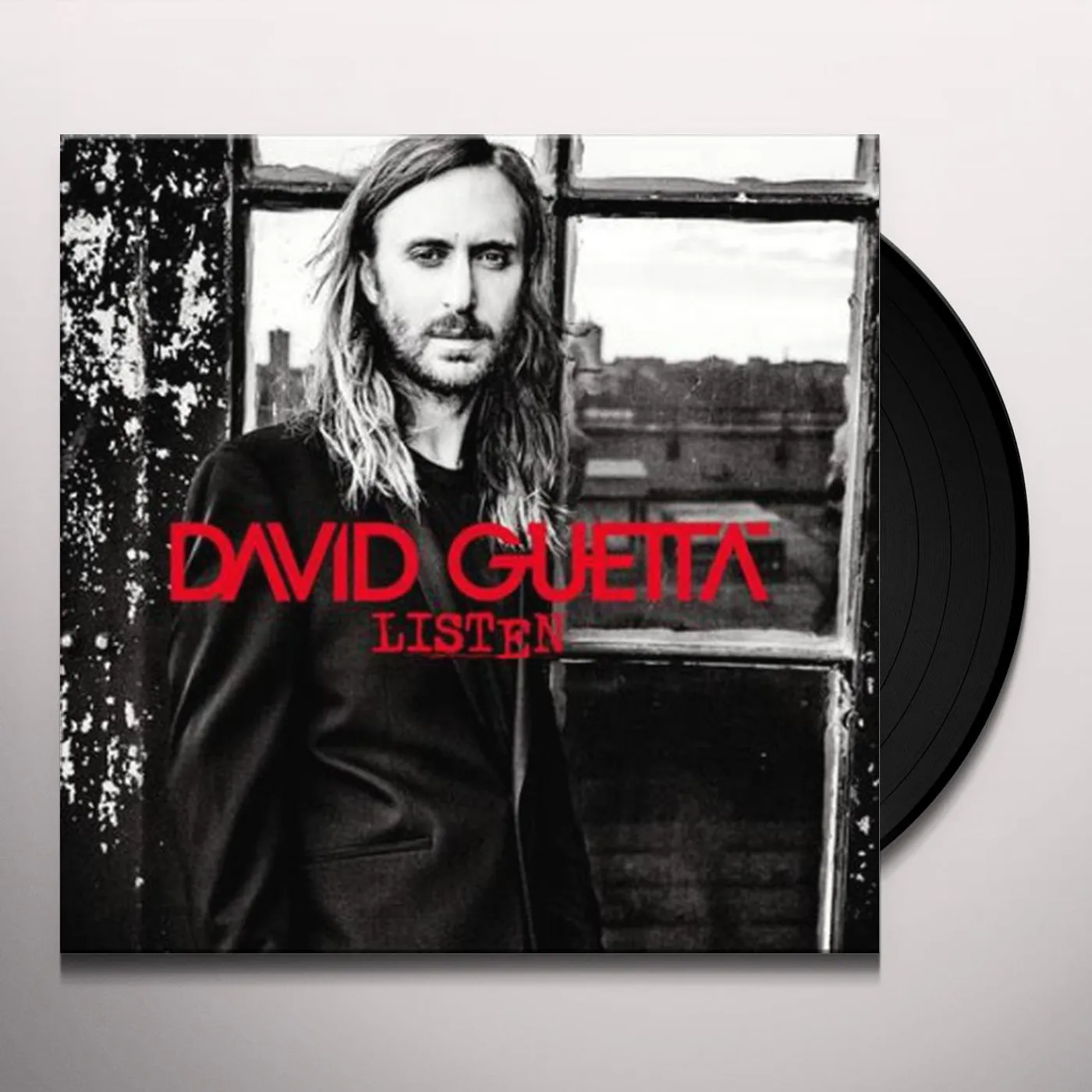 David Guetta Listen (Silver) Vinyl Record