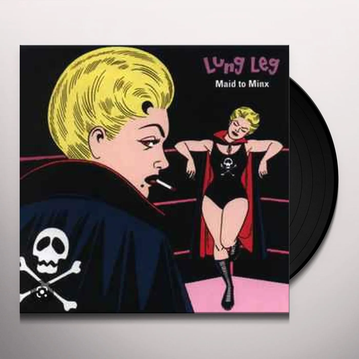 Lung Leg MAID TO MINX (YELLOW VINYL) Vinyl Record