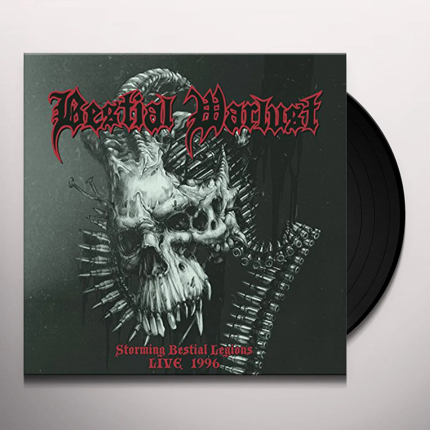 Bestial Warlust Storming Bestial Legions Live '96 Vinyl Record