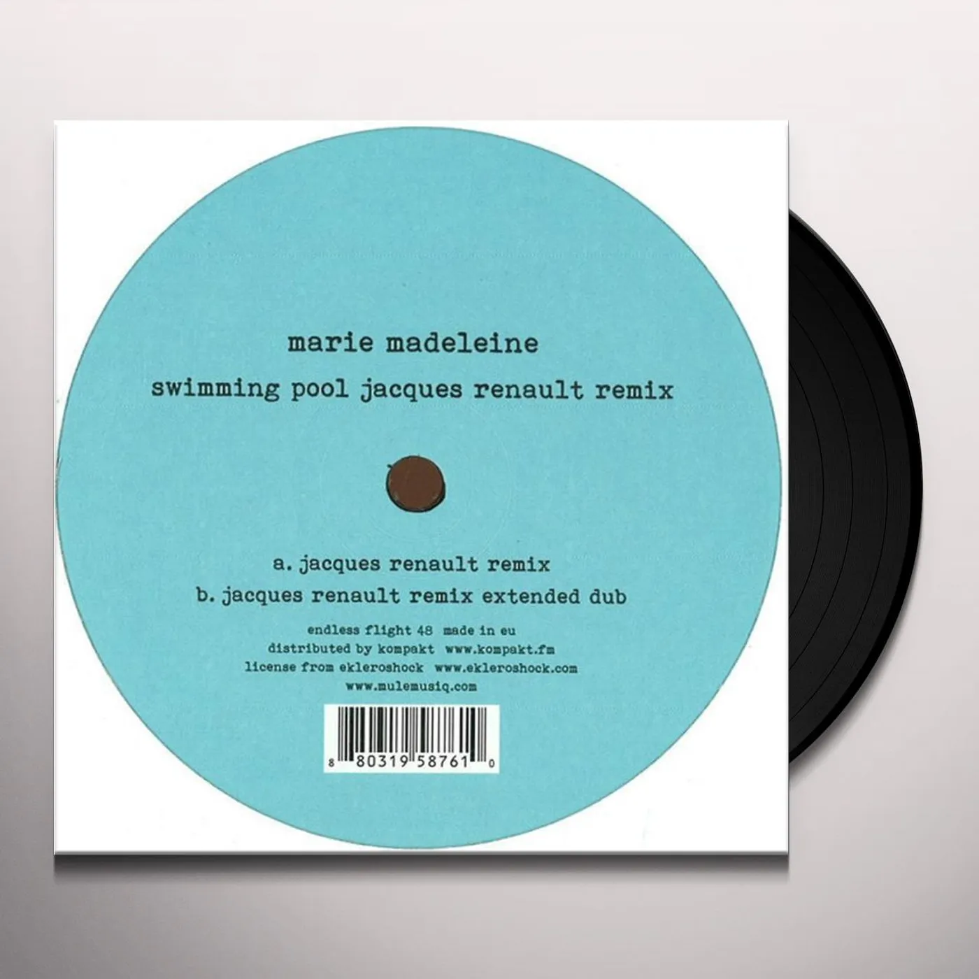 Marie Madeleine SWIMMING POOL JACQUES RENAULT REMIX Vinyl Record