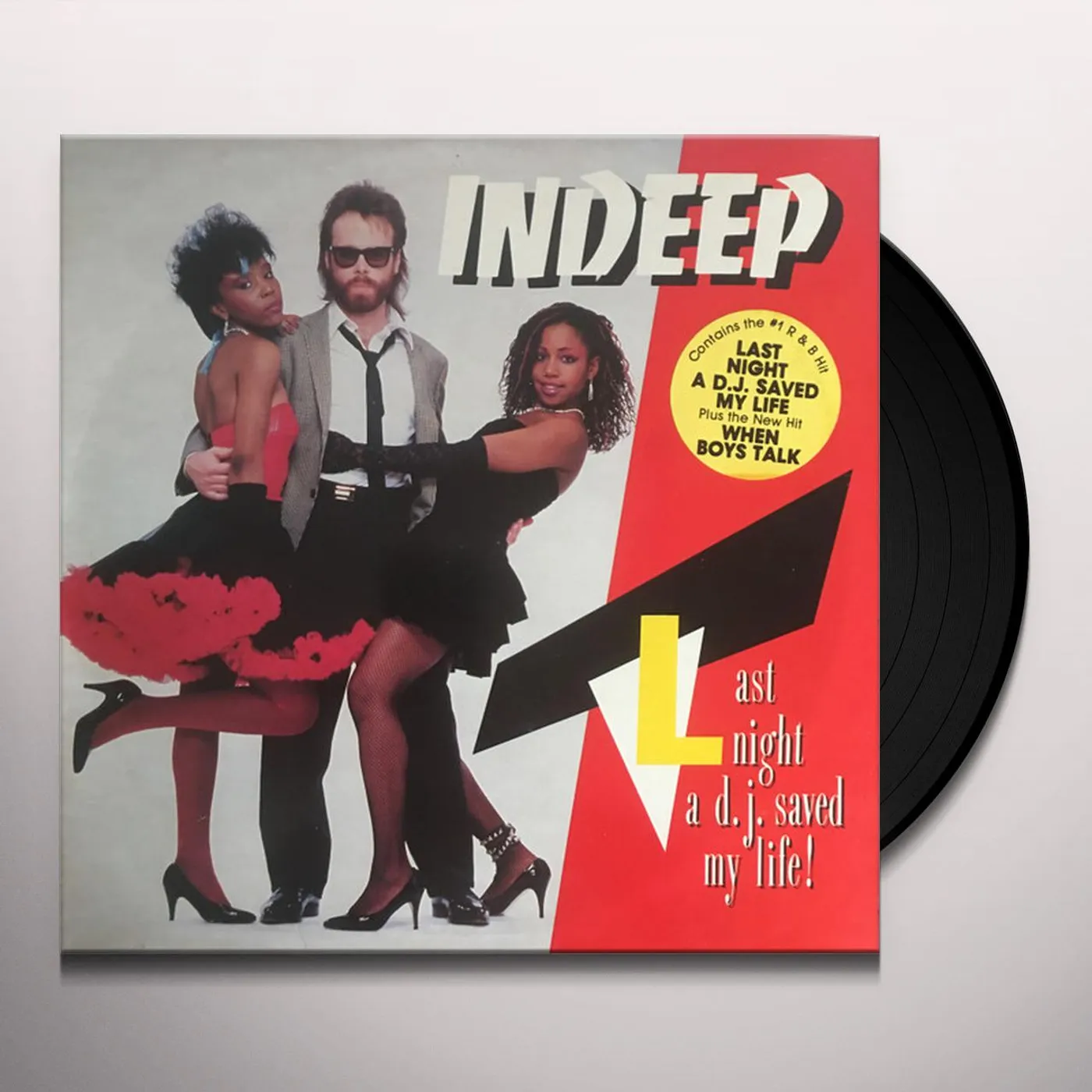 Indeep LAST NIGHT A D.J. SAVED MY LIFE (4 MIXES) Vinyl Record