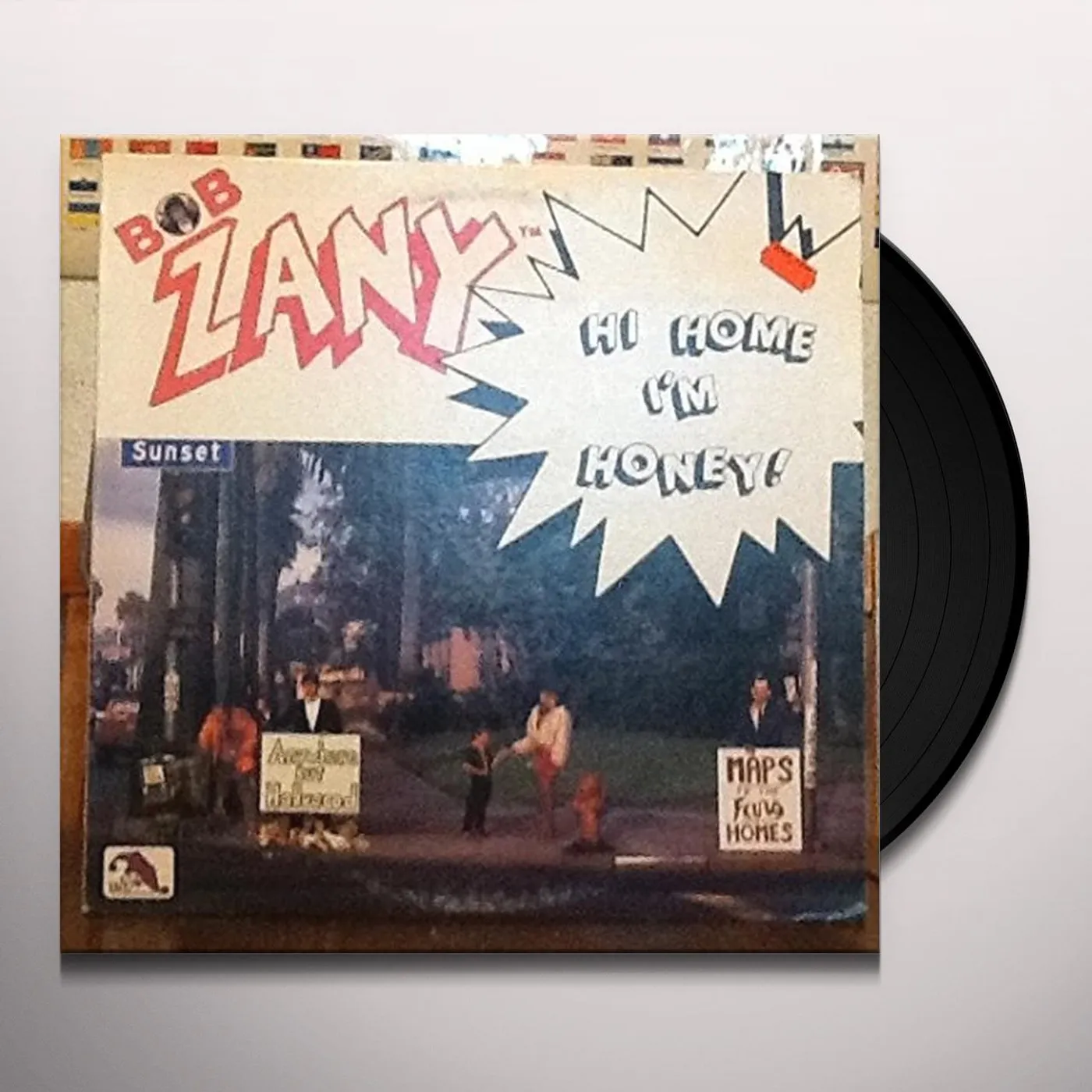 Bob Zany HI HOME I'M HONEY (LIVE AT ICE HOUSE-1985) Vinyl Record