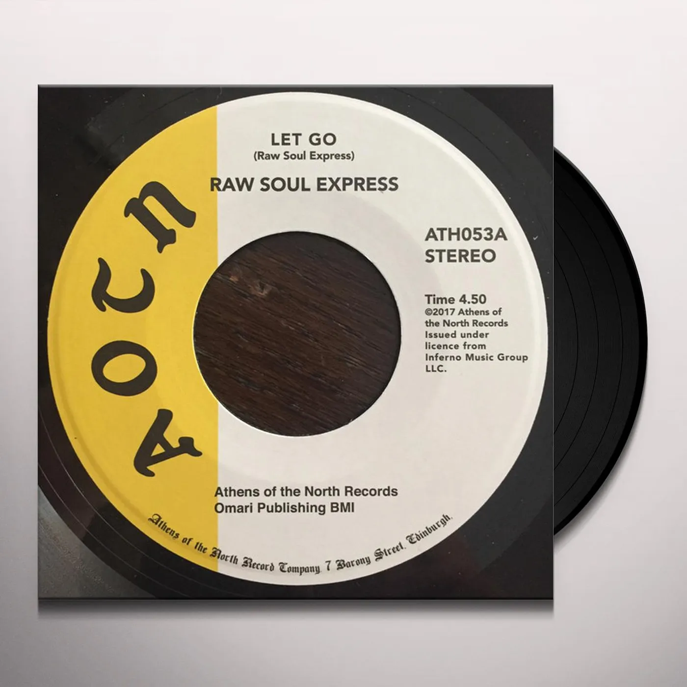 Raw Soul Express LET GO Vinyl Record
