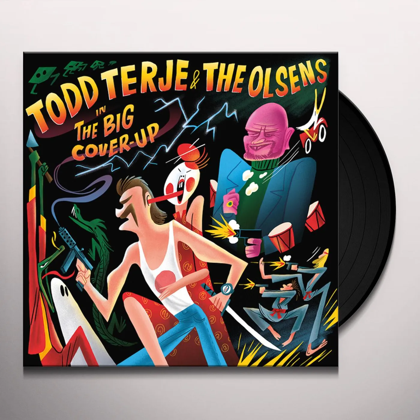 Todd Terje & The Olsens BIG COVER-UP Vinyl Record
