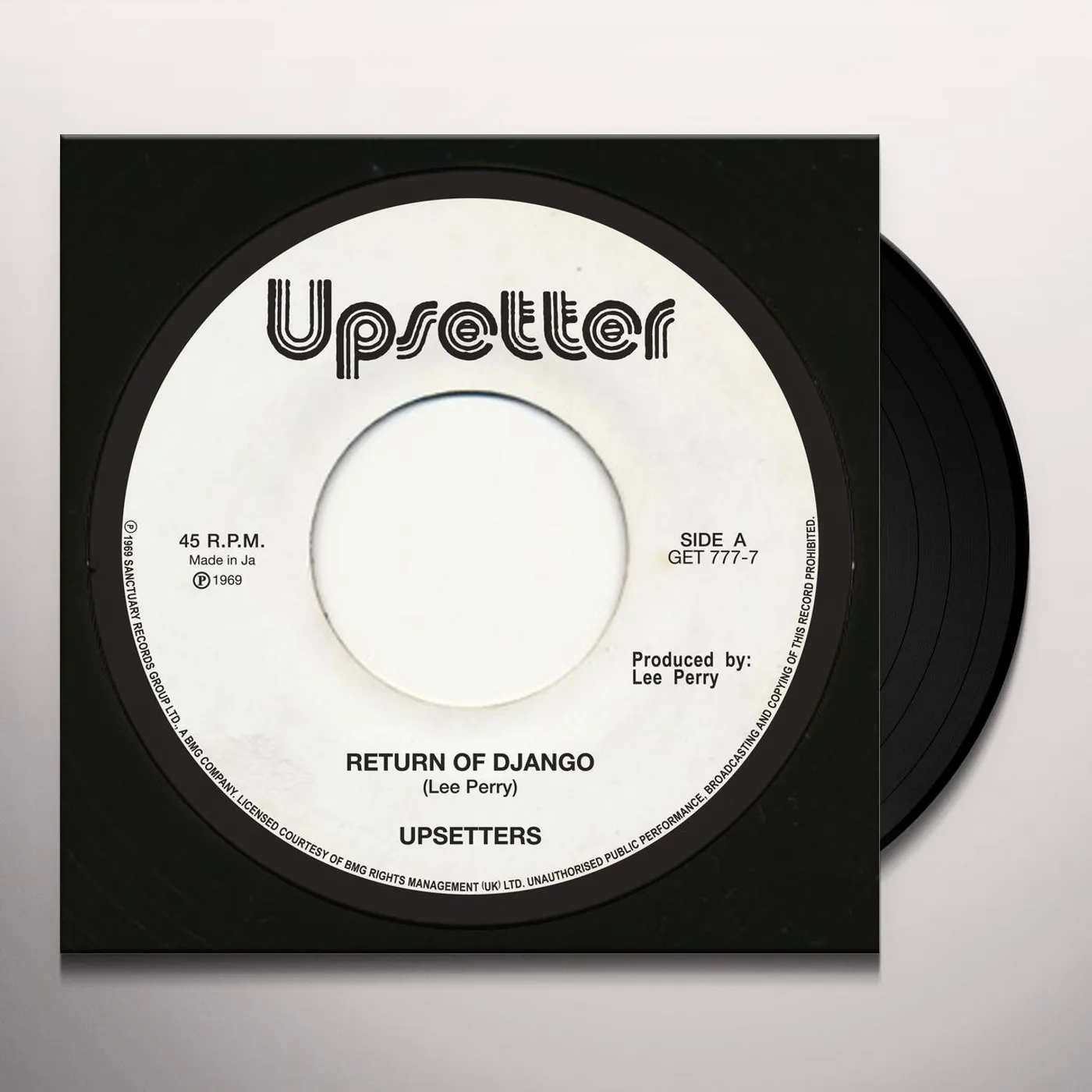 The Upsetters RETURN OF DJANGO / DOLLAR IN THE TEETH Vinyl Record