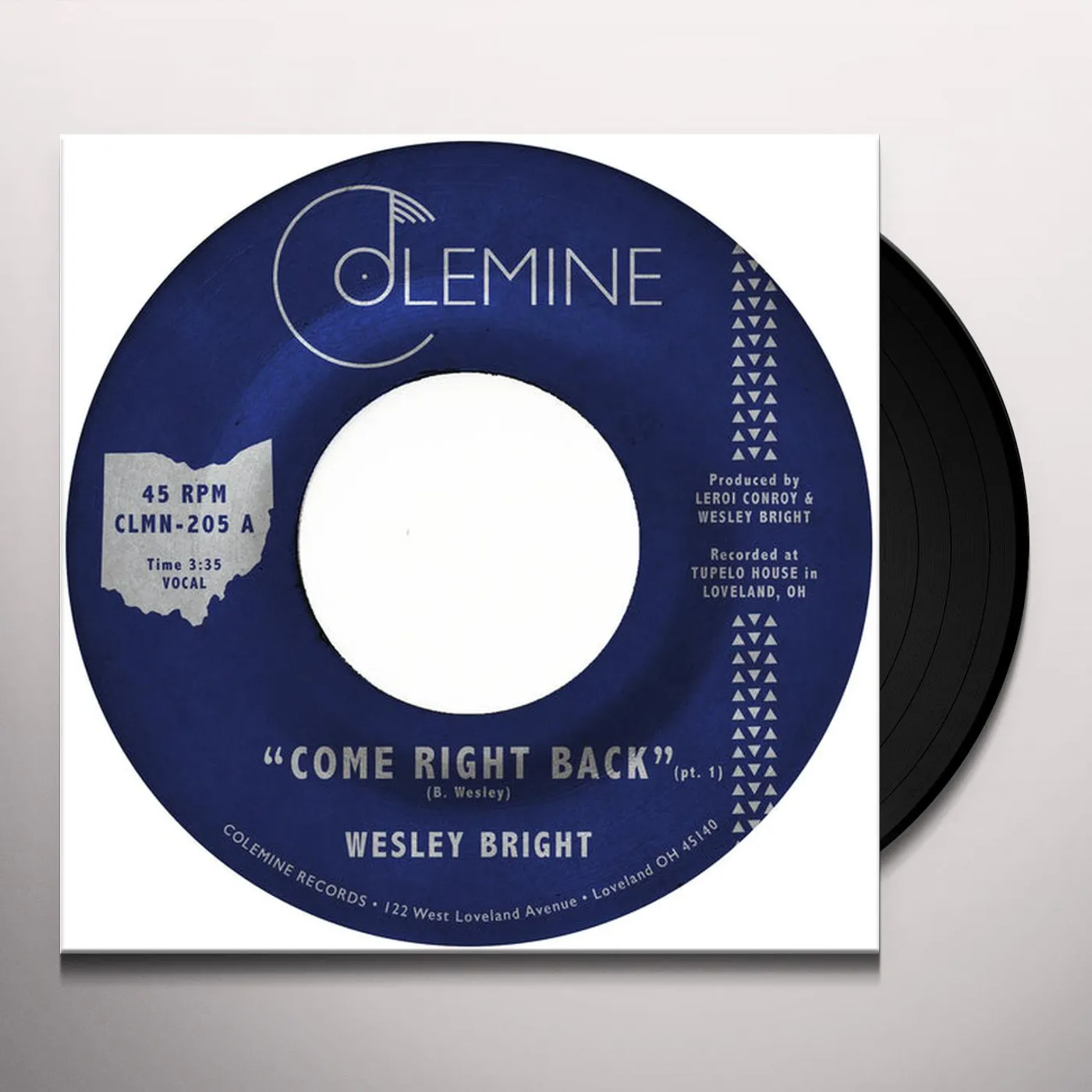 Wesley Bright Come Right Back Vinyl Record