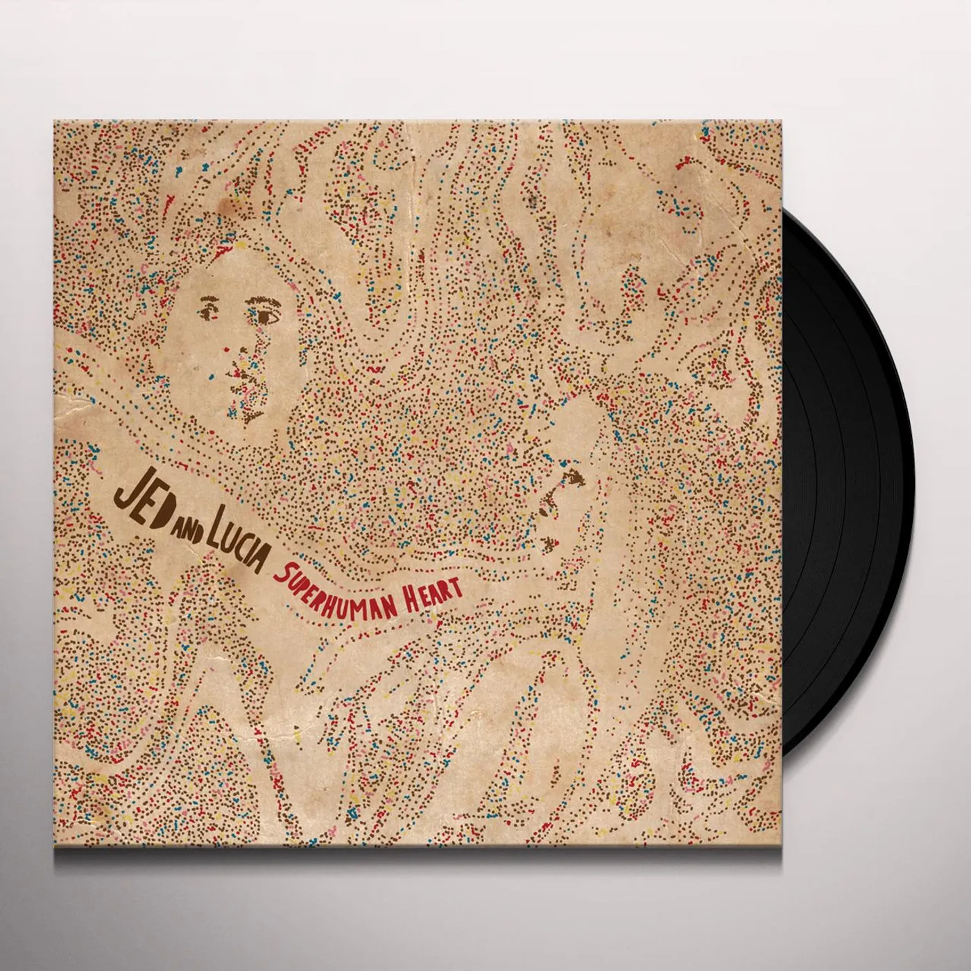 Jed and Lucia Superhuman Heart Vinyl Record