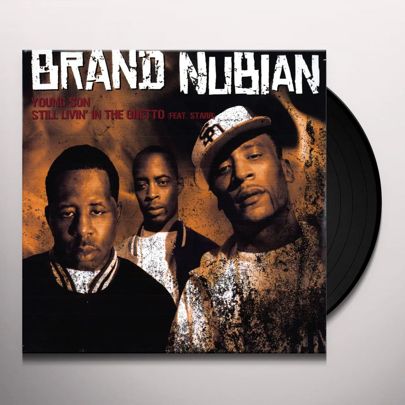 Brand Nubian YOUNG SON / STILL LIVIN' IN THE GHETTO Vinyl Record