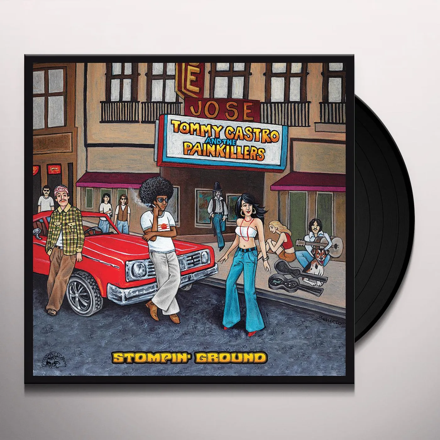 Tommy Castro & The Painkillers STOMPIN GROUND Vinyl Record