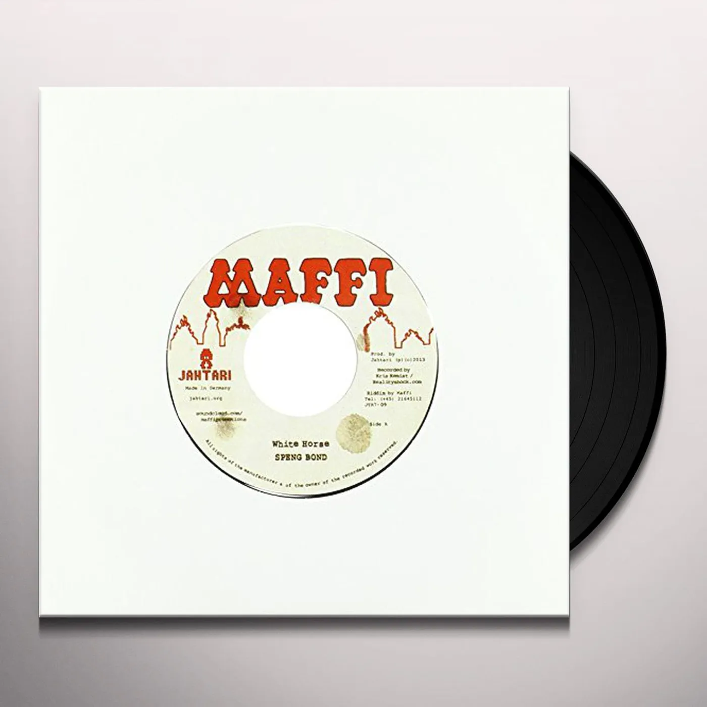 Speng Bond/Maffi WHITE HORSE/HEIDI RIDDIM Vinyl Record