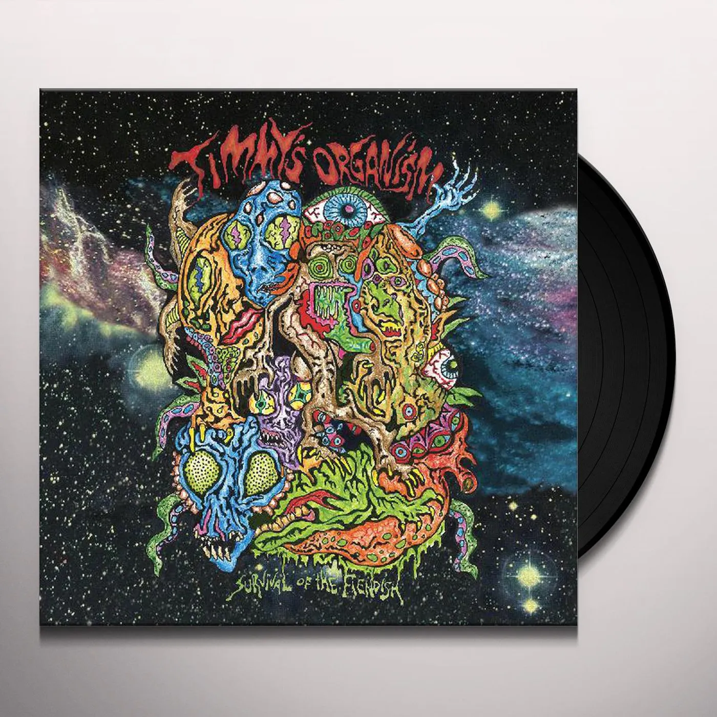 Timmy's Organism SURVIVAL OF THE FIENDISH Vinyl Record