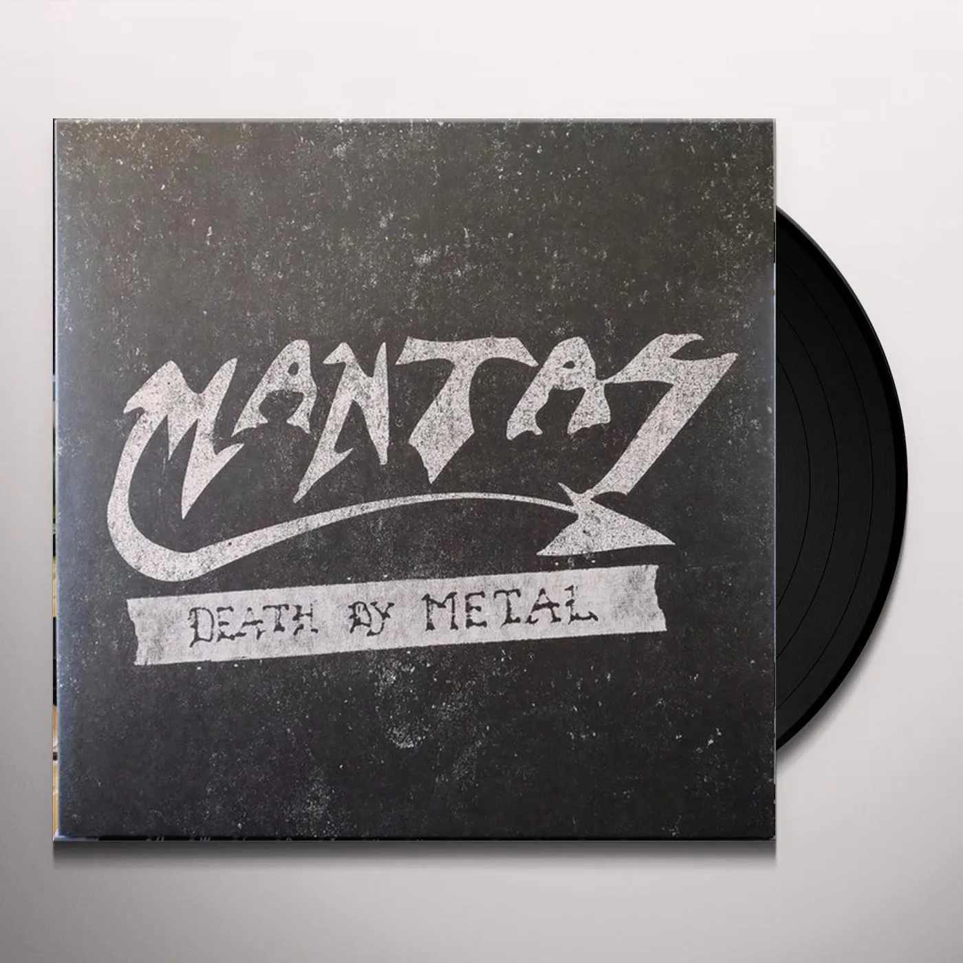 Mantas DEATH BY METAL (WHITE WITH BLACK SPLATTER VINYL) Vinyl Record