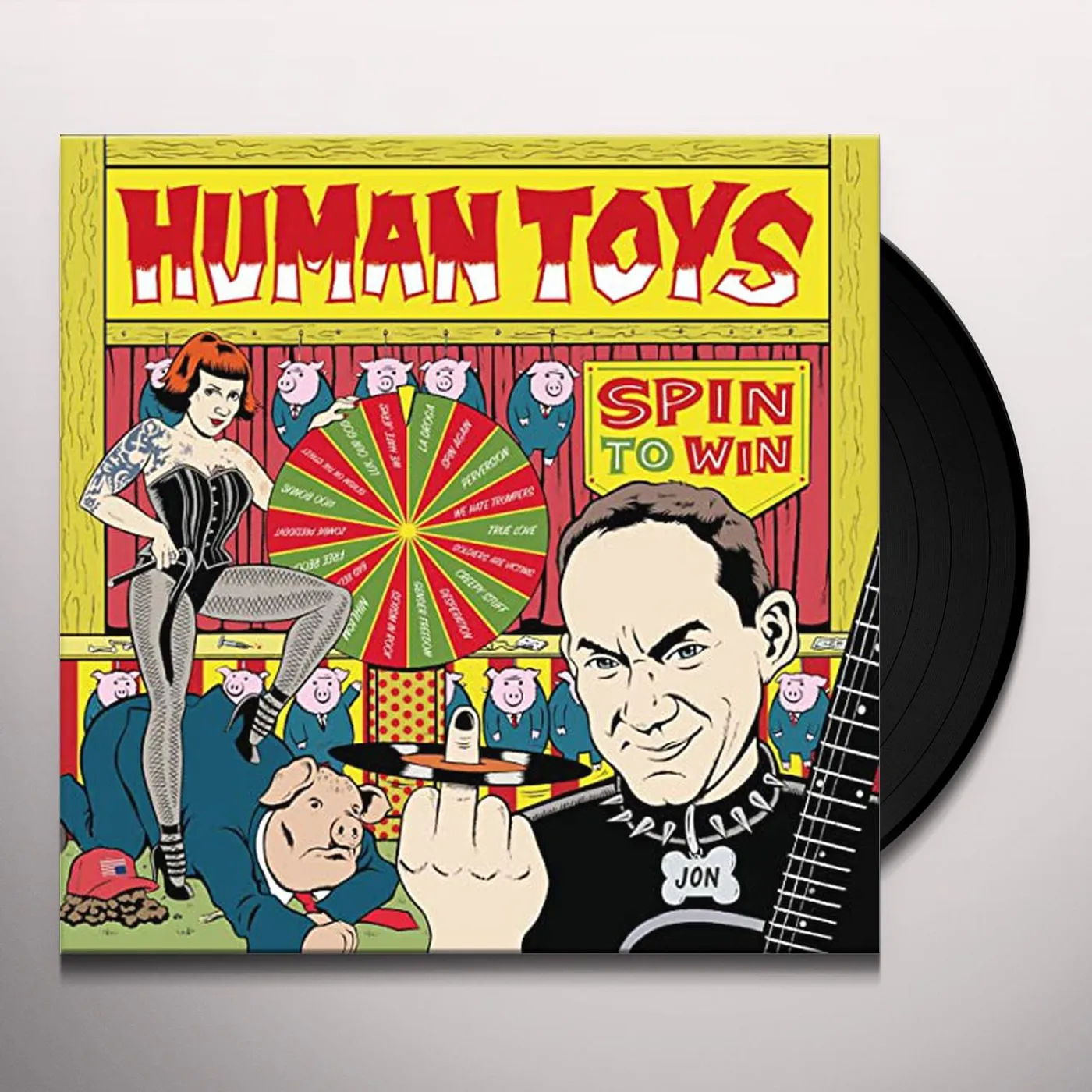 Human Toys Spin to Win Vinyl Record
