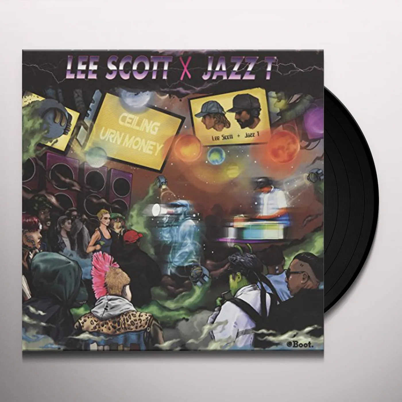Less Scott / Jazz T CEILING / URN MONEY Vinyl Record