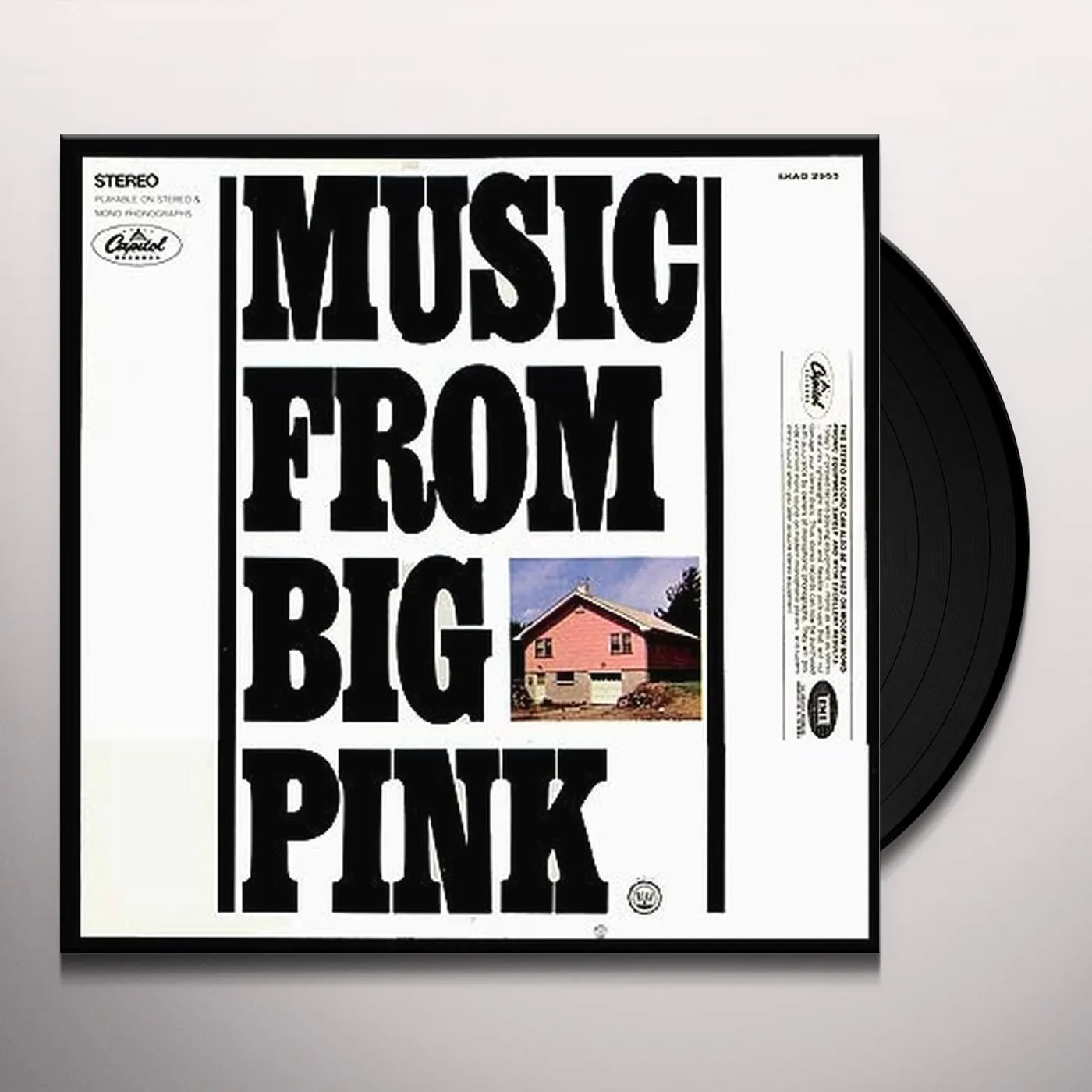 The Band MUSIC FROM BIG PINK Vinyl Record - Limited Edition, 180 Gram Pressing