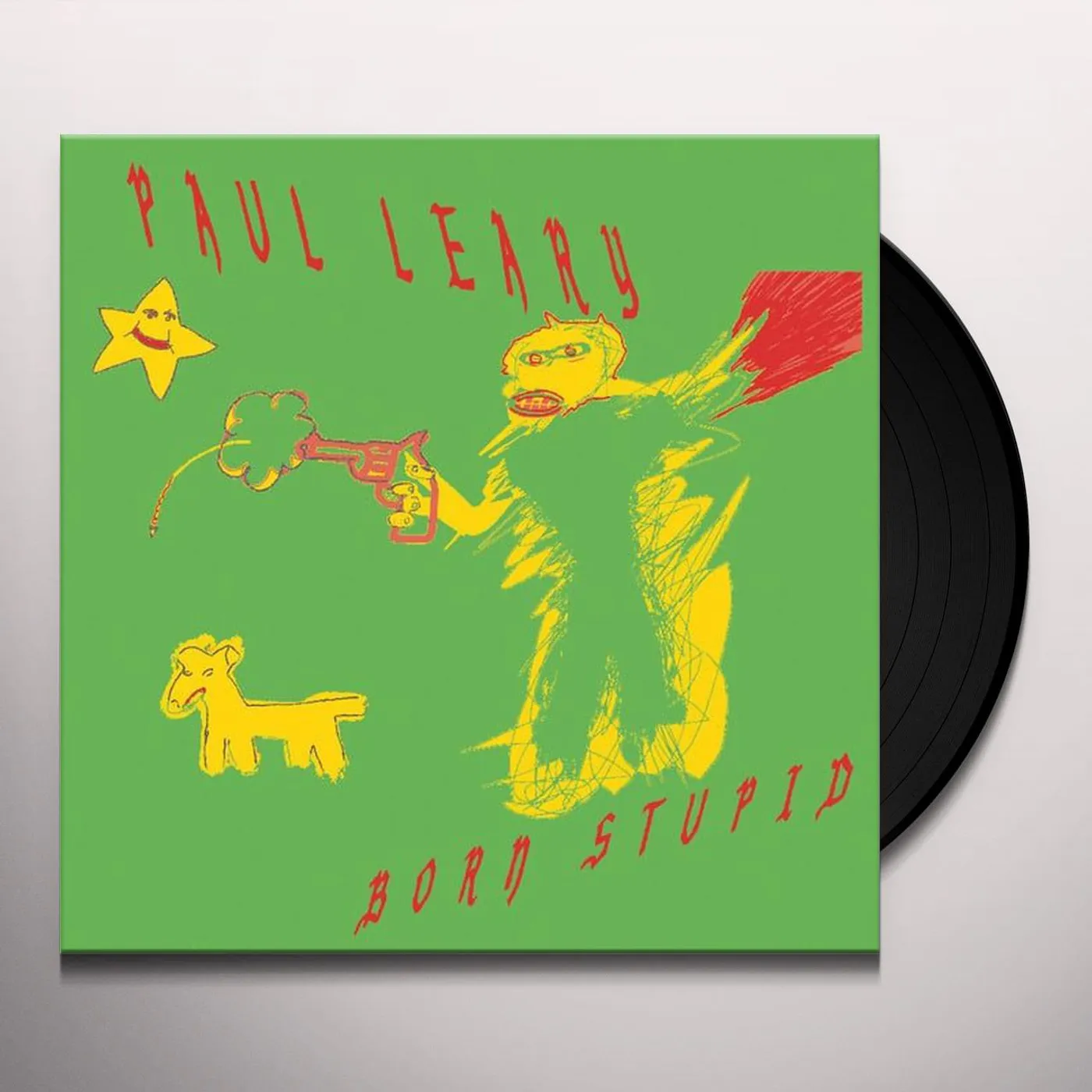 Paul Leary BORN STUPID (YELLOW VINYL) Vinyl Record