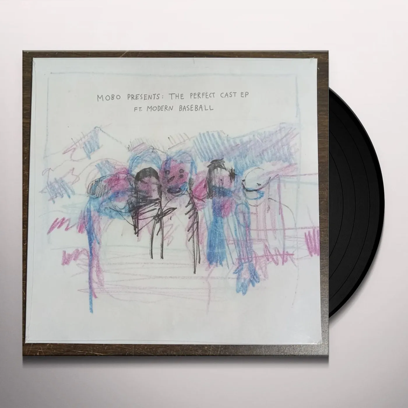 Modern Baseball PERFECT CAST - TRANSPARENT BLUE Vinyl Record