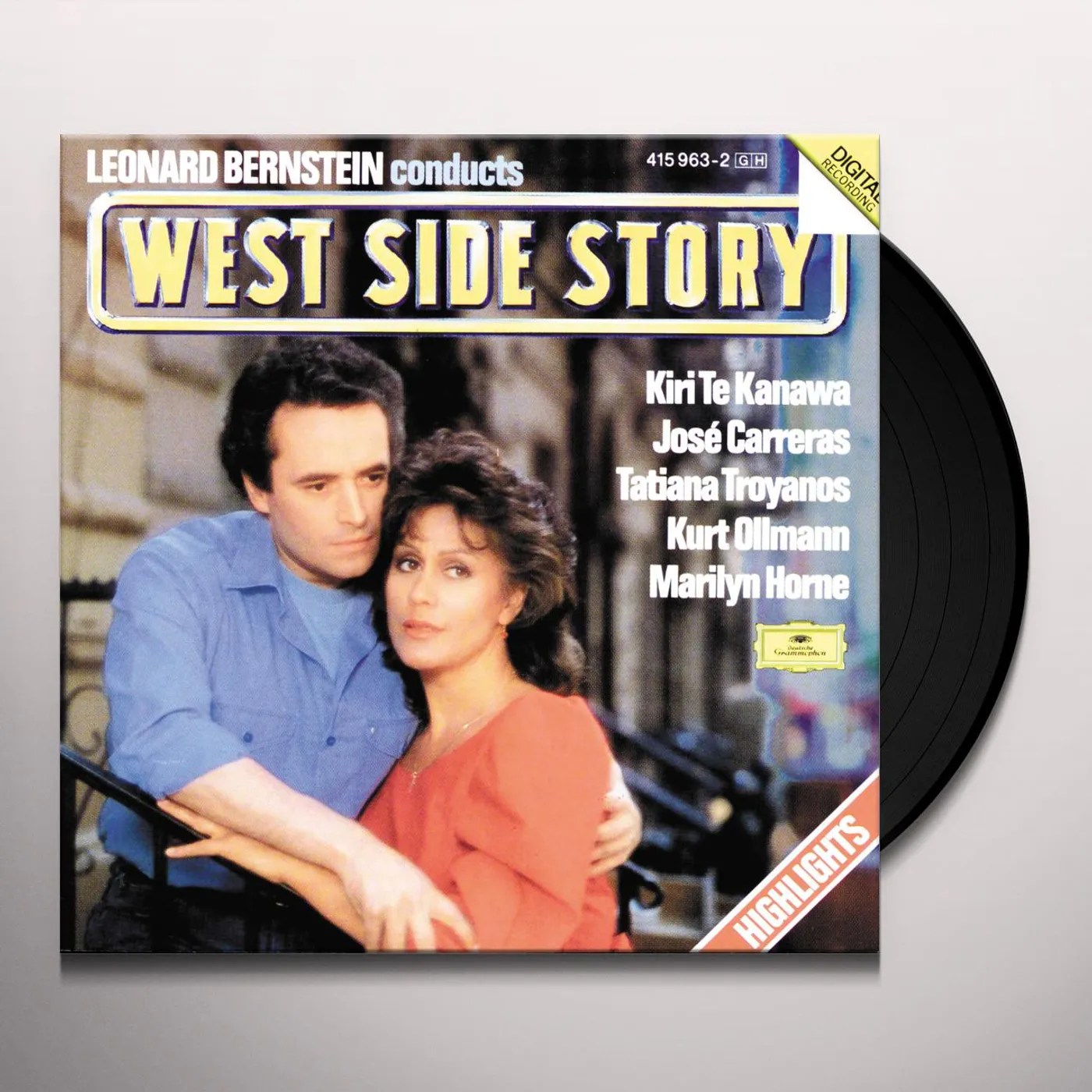 Te Kanawa LEONARD BERNSTEIN CONDUCTS WEST SIDE STORY Vinyl Record
