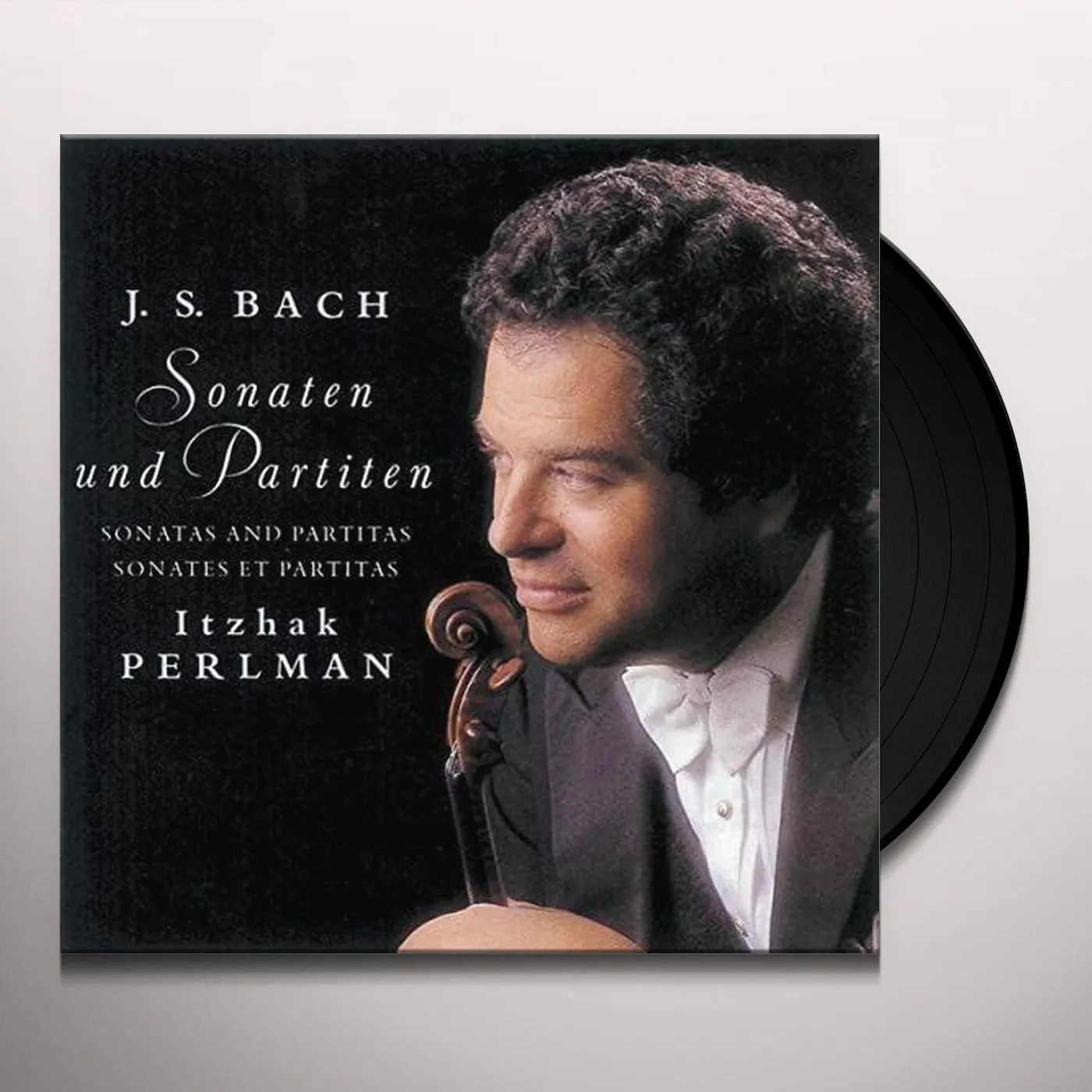 Itzhak Perlman BACH: SONATAS & PARTITAS FOR SOLO VIOLIN Vinyl Record