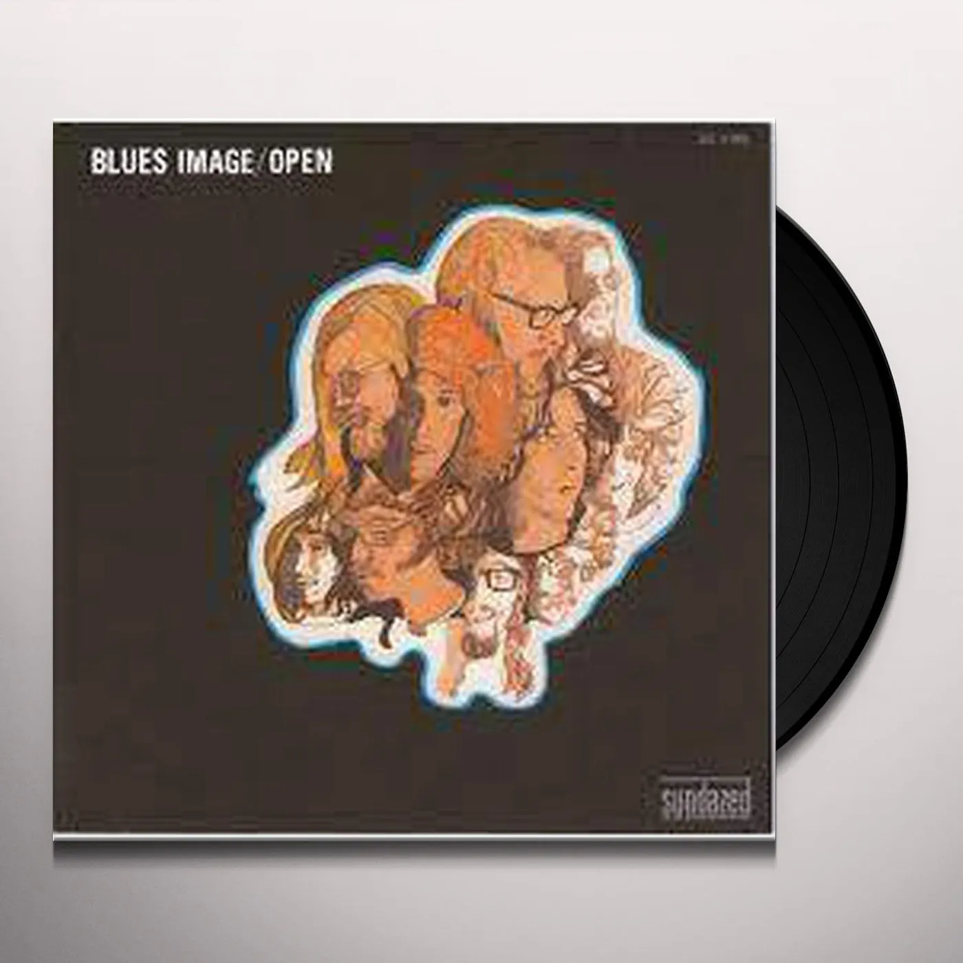 Blues Image Open Vinyl Record