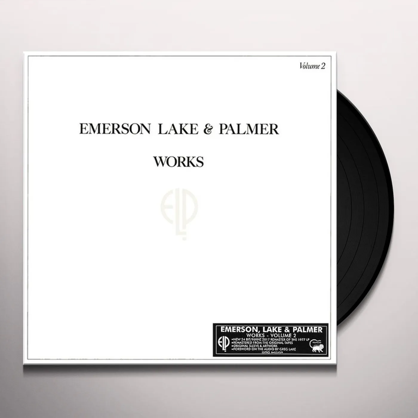 Emerson, Lake & Palmer WORKS VOLUME 2 Vinyl Record