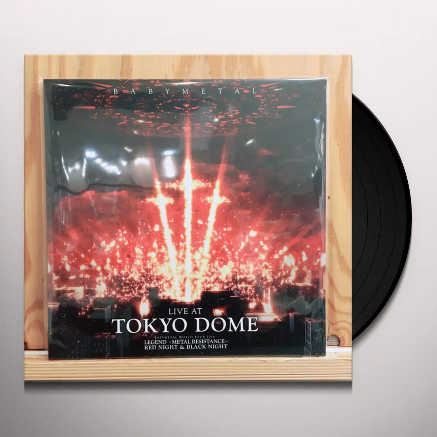 LIVE AT TOKYO DOME BABYMETAL WORLD TOUR 2016 LEGEMD - METAL RESISTANCE - RED NIGHT & BLACK NIGHT Vinyl Record