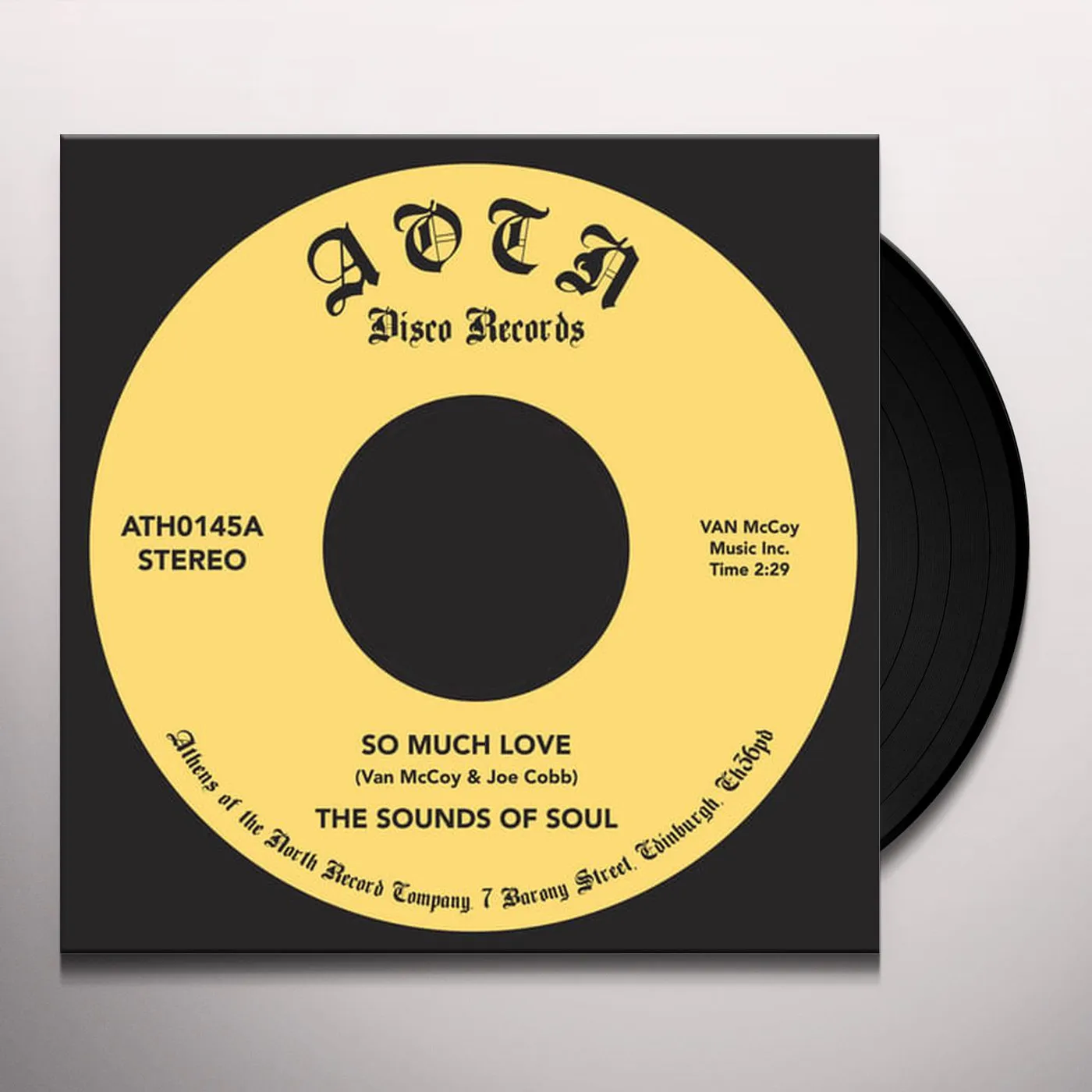 Sounds Of Soul SO MUCH LOVE Vinyl Record