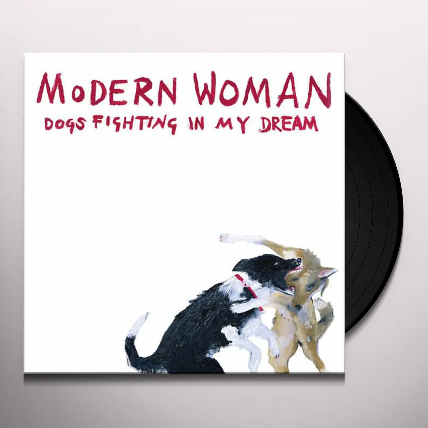 Modern Woman Dogs Fighting in My Dream Vinyl Record