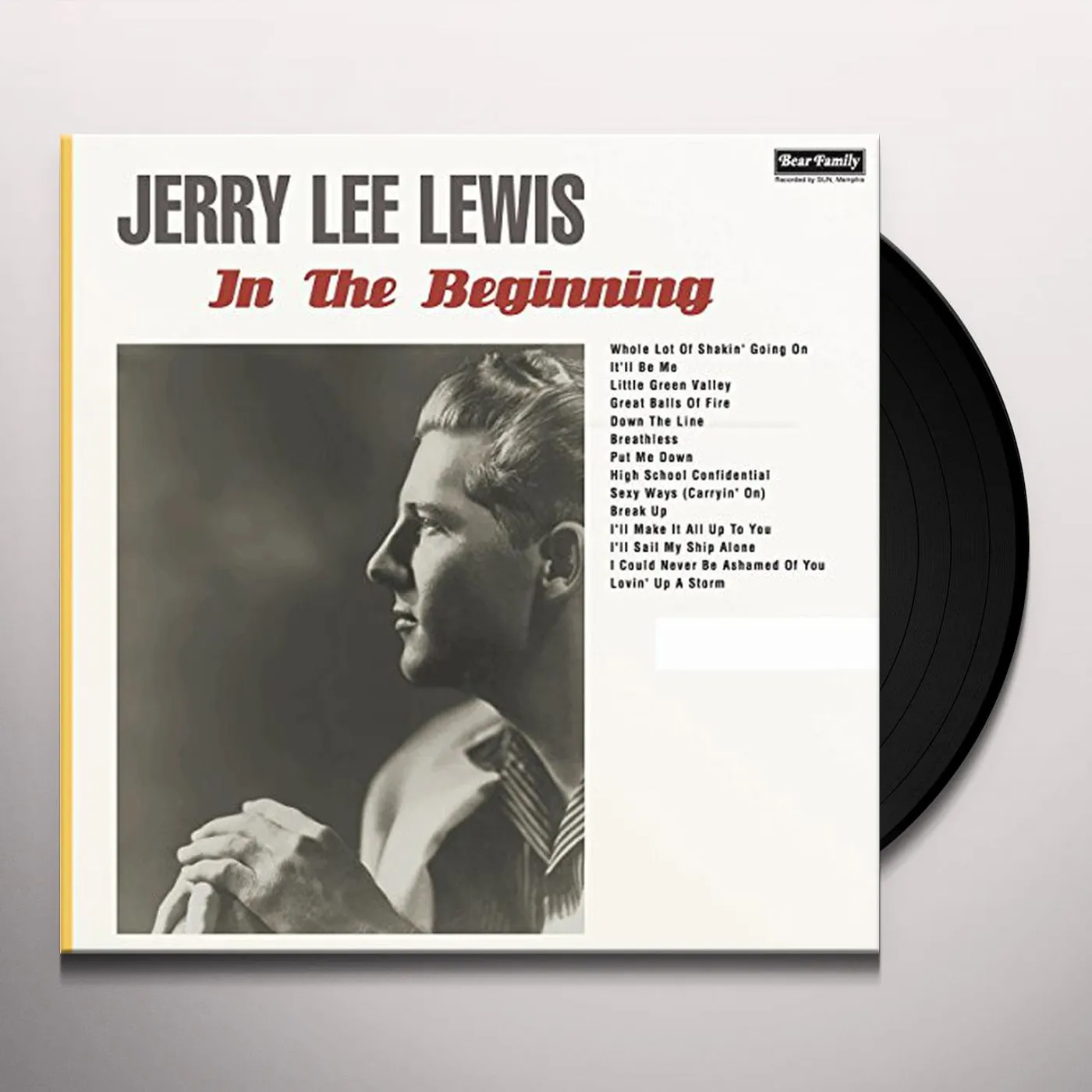 Jerry Lee Lewis IN THE BEGINNING Vinyl Record