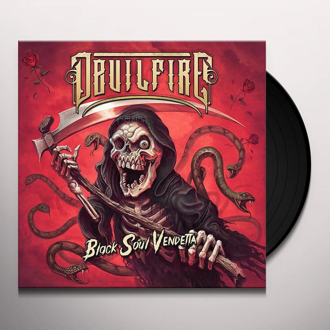 Devilfire Black Soul Vendetta Vinyl Record