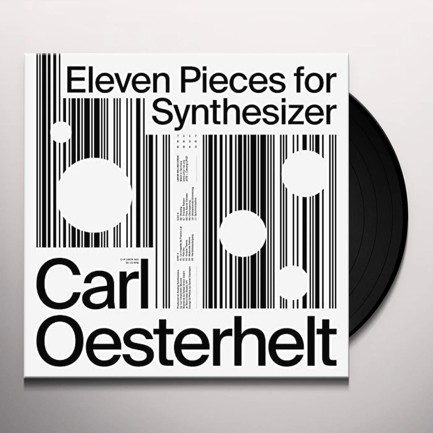Carl Oesterhelt Eleven Pieces for Synthesizer Vinyl Record