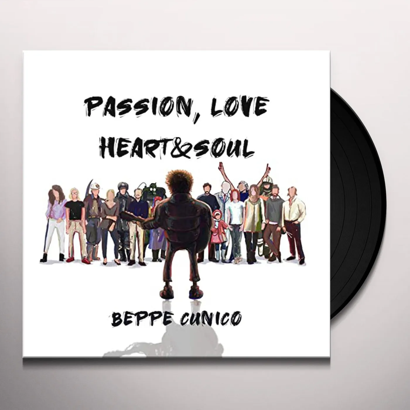 Beppe Cunico PASSION LOVE HEARTH & SOUL Vinyl Record