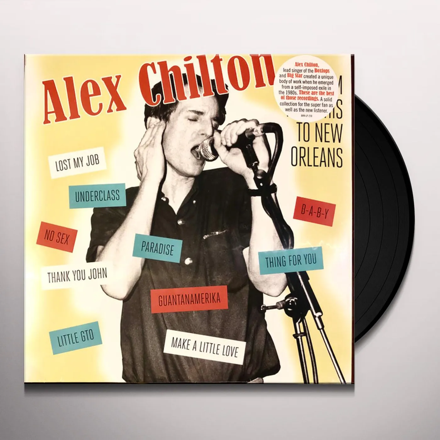 Alex Chilton From Memphis to New Orleans Vinyl Record