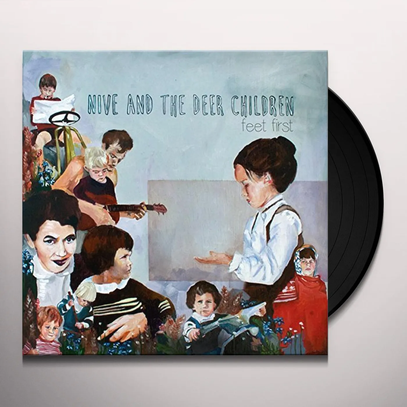 NIVE & THE DEER CHILDREN Feet First Vinyl Record