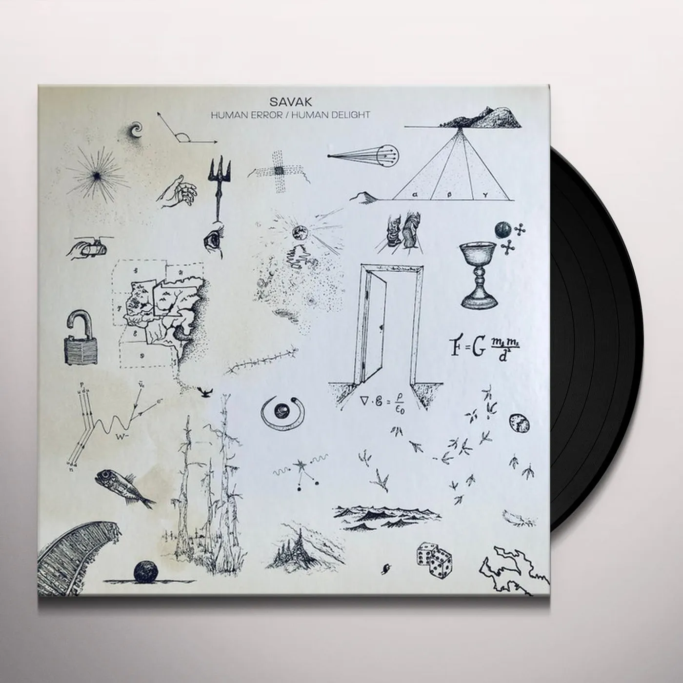 Savak HUMAN ERROR / HUMAN DELIGHT Vinyl Record