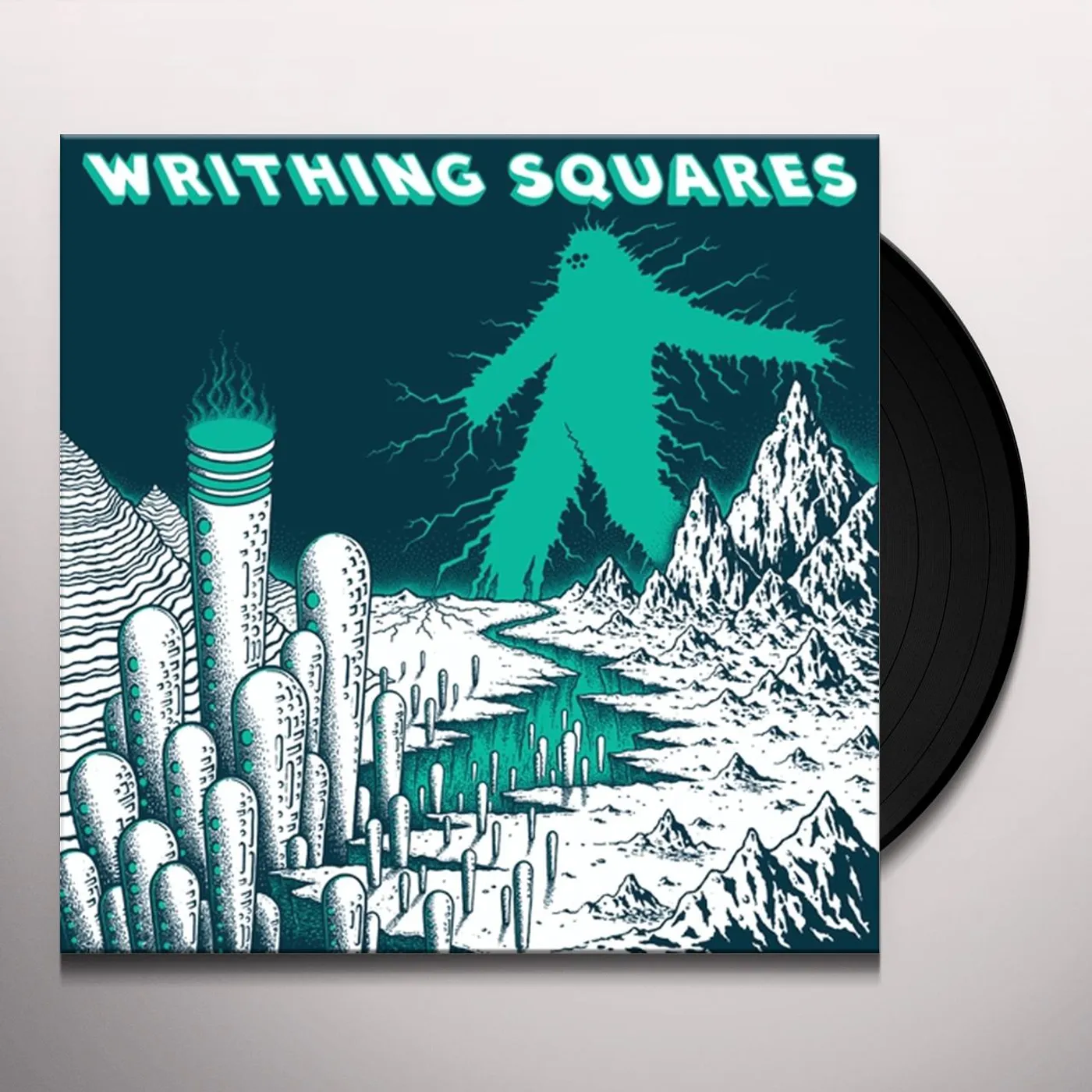 Writhing Squares In the Void Above Vinyl Record