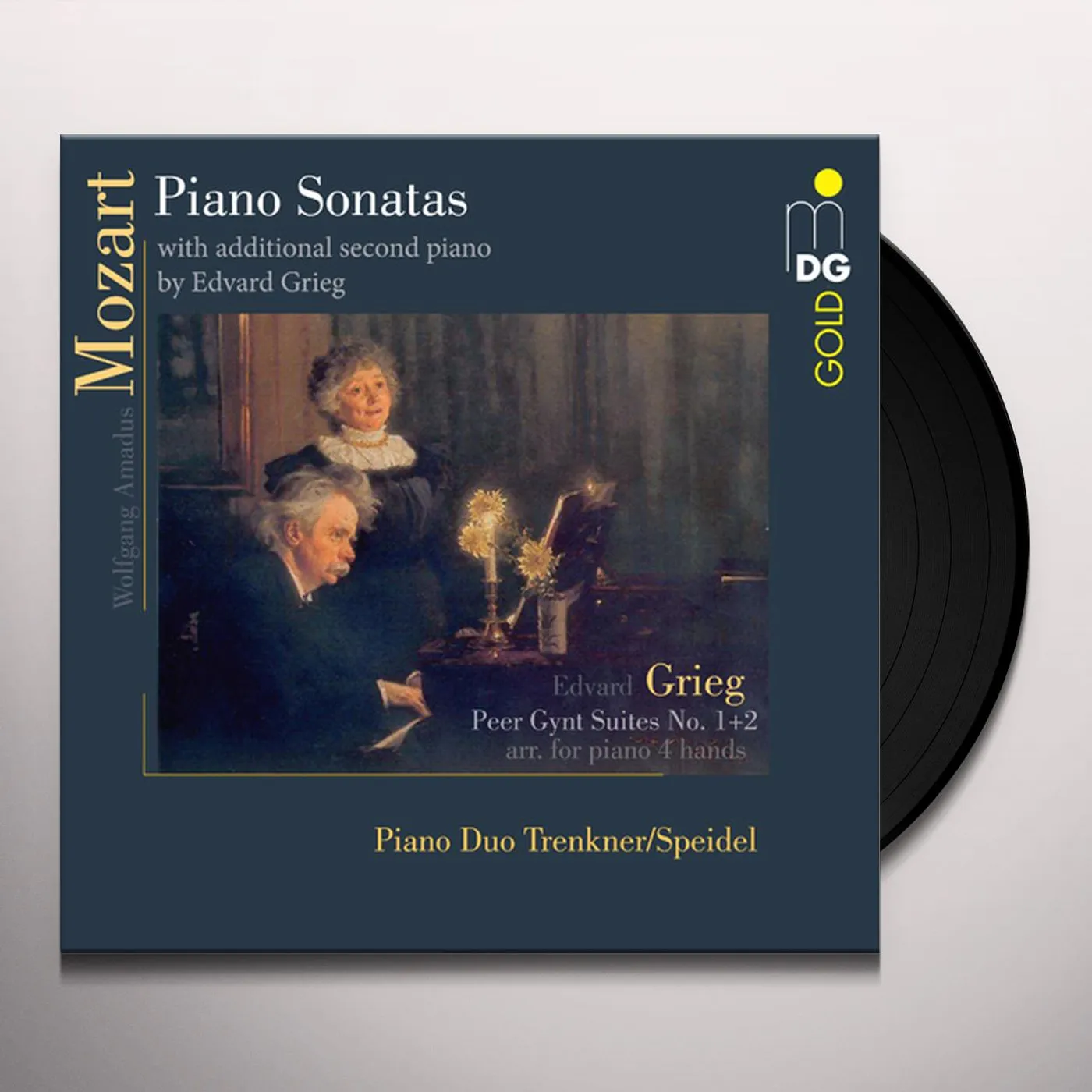 Evelinde Trenkner MOZART PIANO SONATAS & GRIEG PEER GYNT SUITES Vinyl Record
