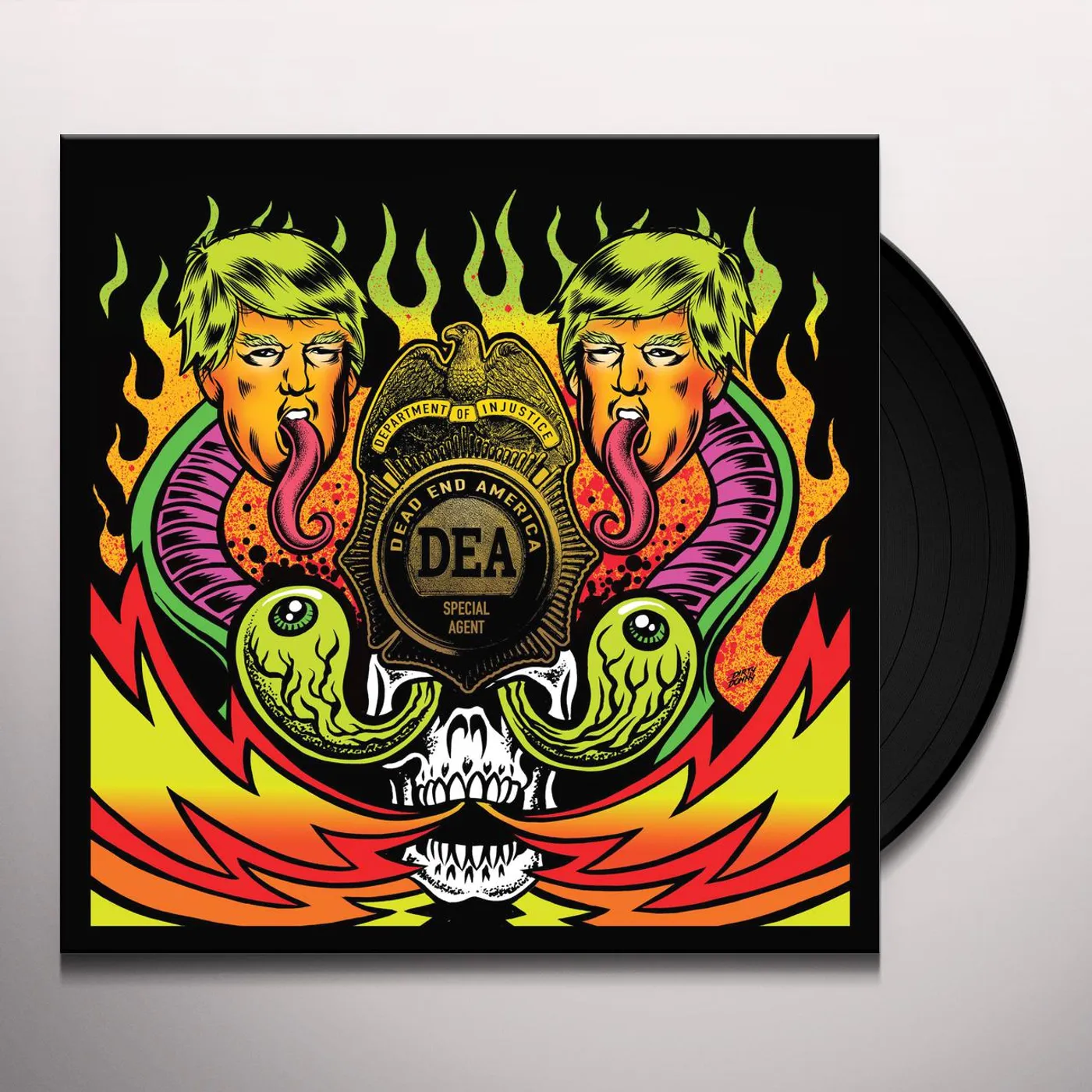 Dead End America Crush the Machine Vinyl Record